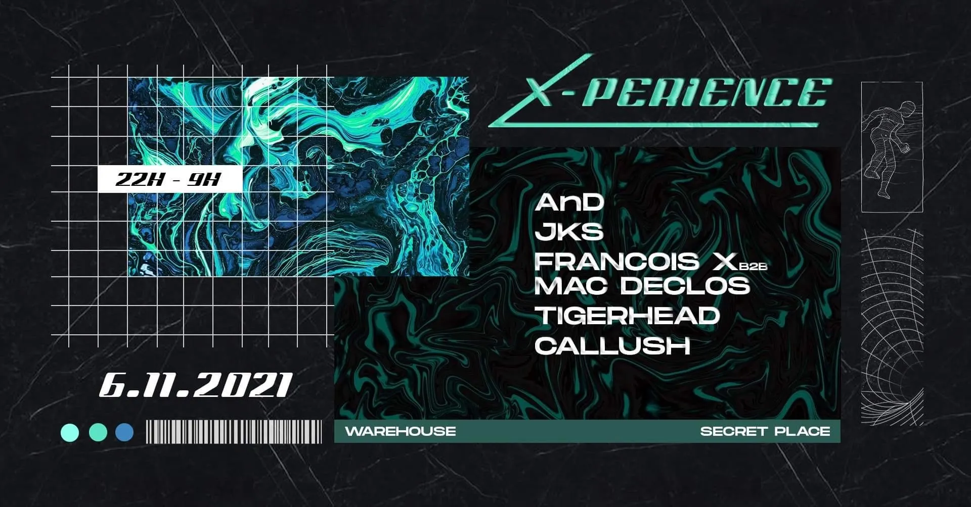 Xperience#6 And/ Jks/ Callush/ François X B2b Mac Declos/ Tigerhead Cover