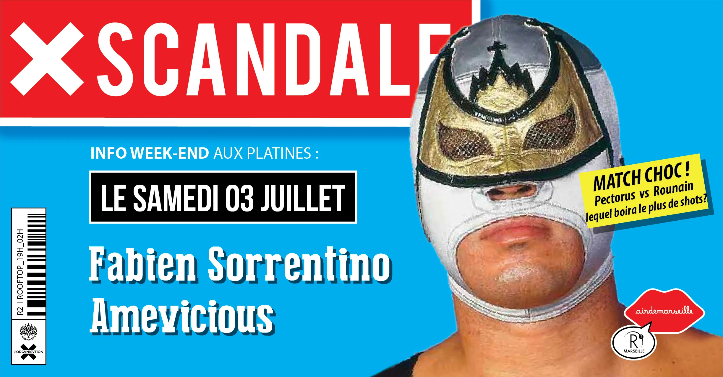 R2 Rooftop - Opening Xscandale - C'est Marseille Bb  Cover