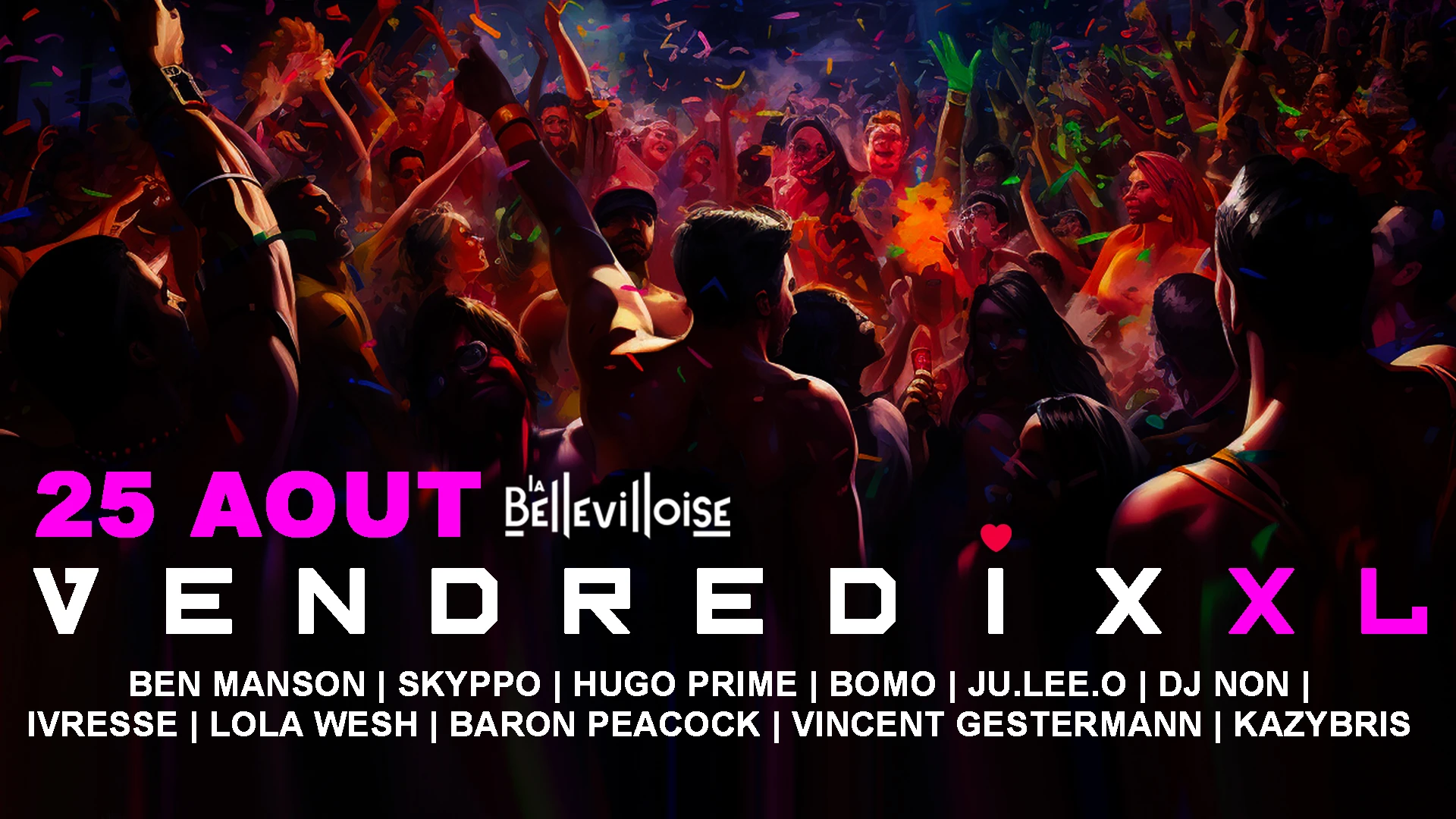 Vendredixxl Bellevilloise Cover