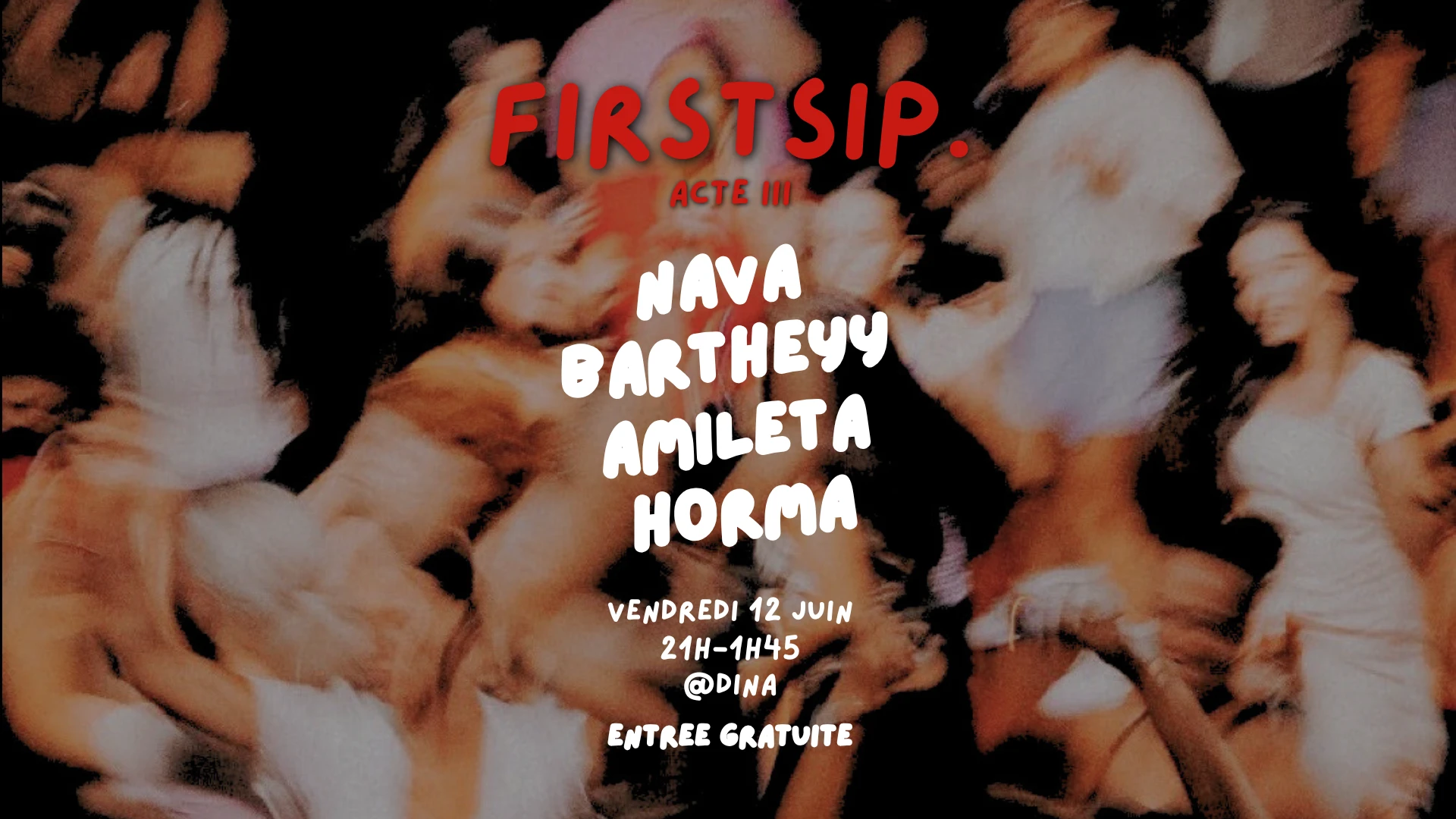 Firstsip. Acte III X Dina Cover