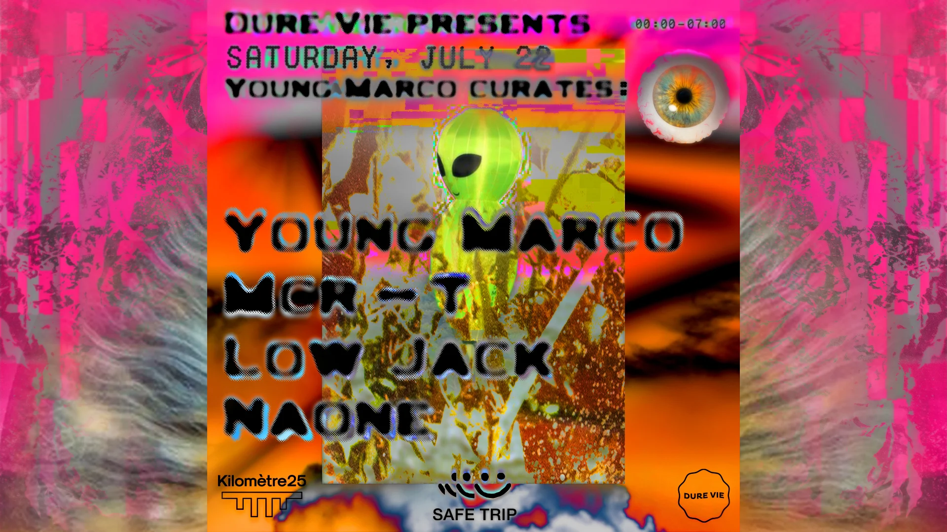Dure Vie X Km25: Young Marco Curator, Mcr-T, Low Jack, Naone Cover