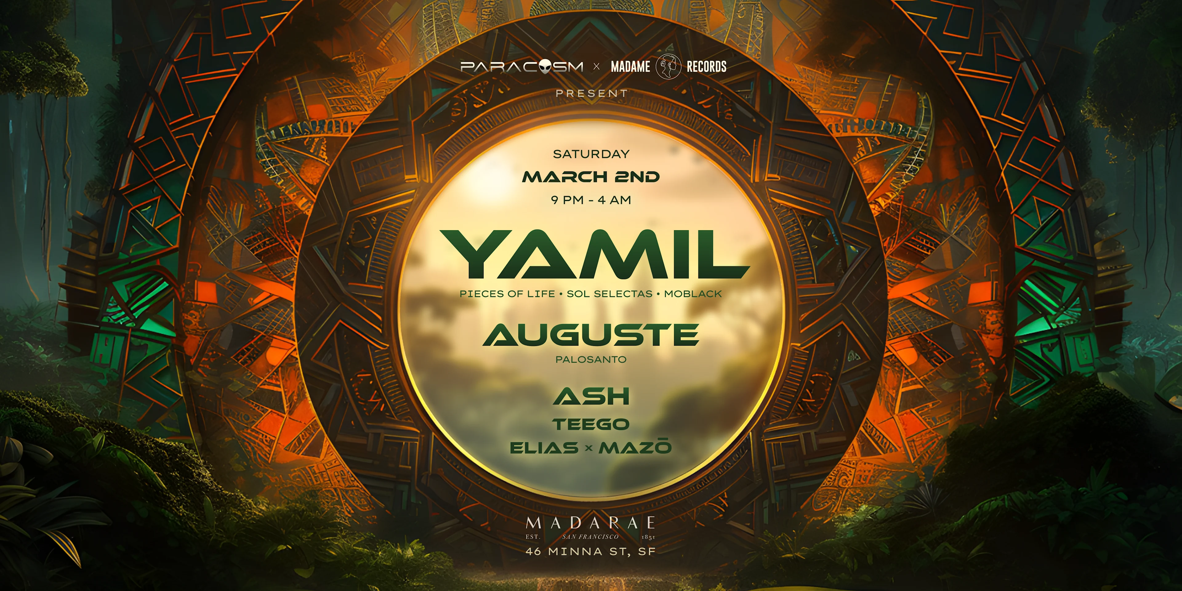Paracosm X Madame Records Present: Yamil Cover