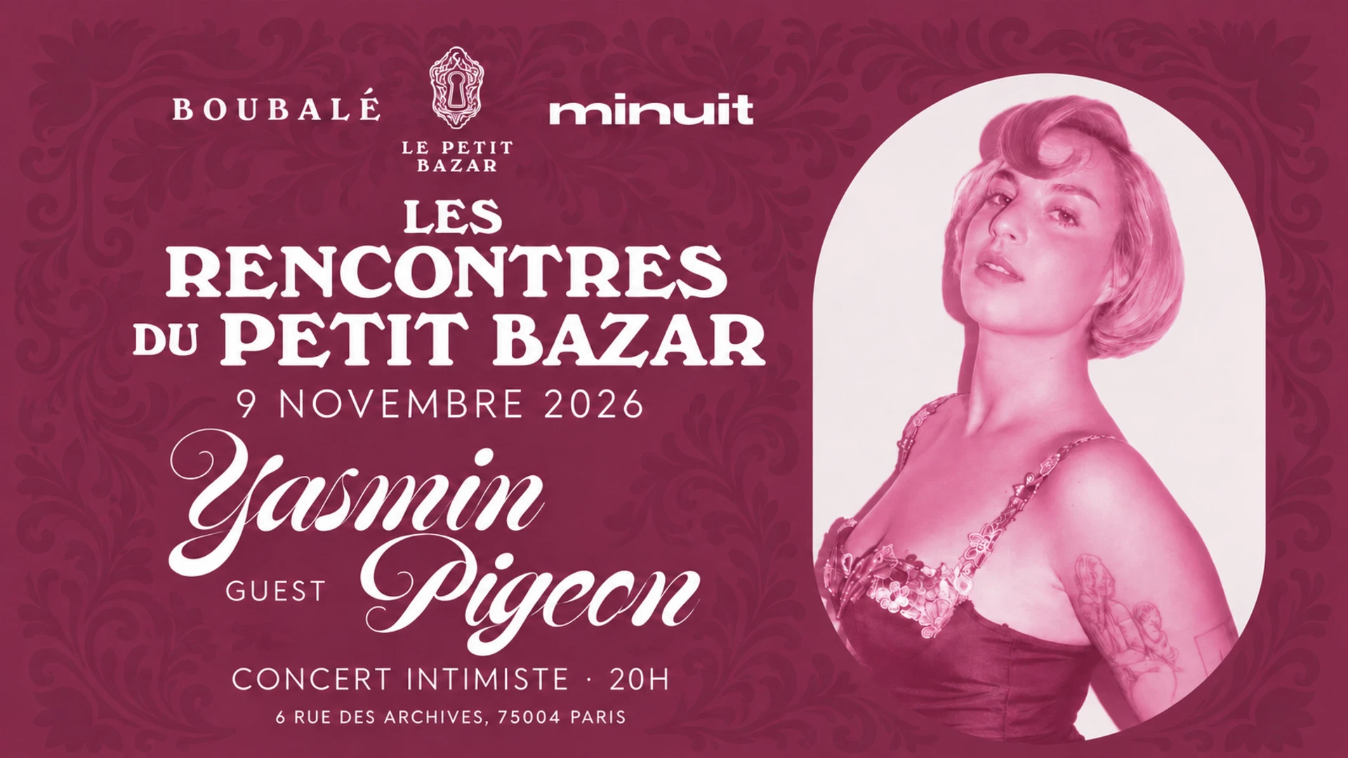 Les Rencontres Du Petit Bazar X Yasmin Pigeon Cover