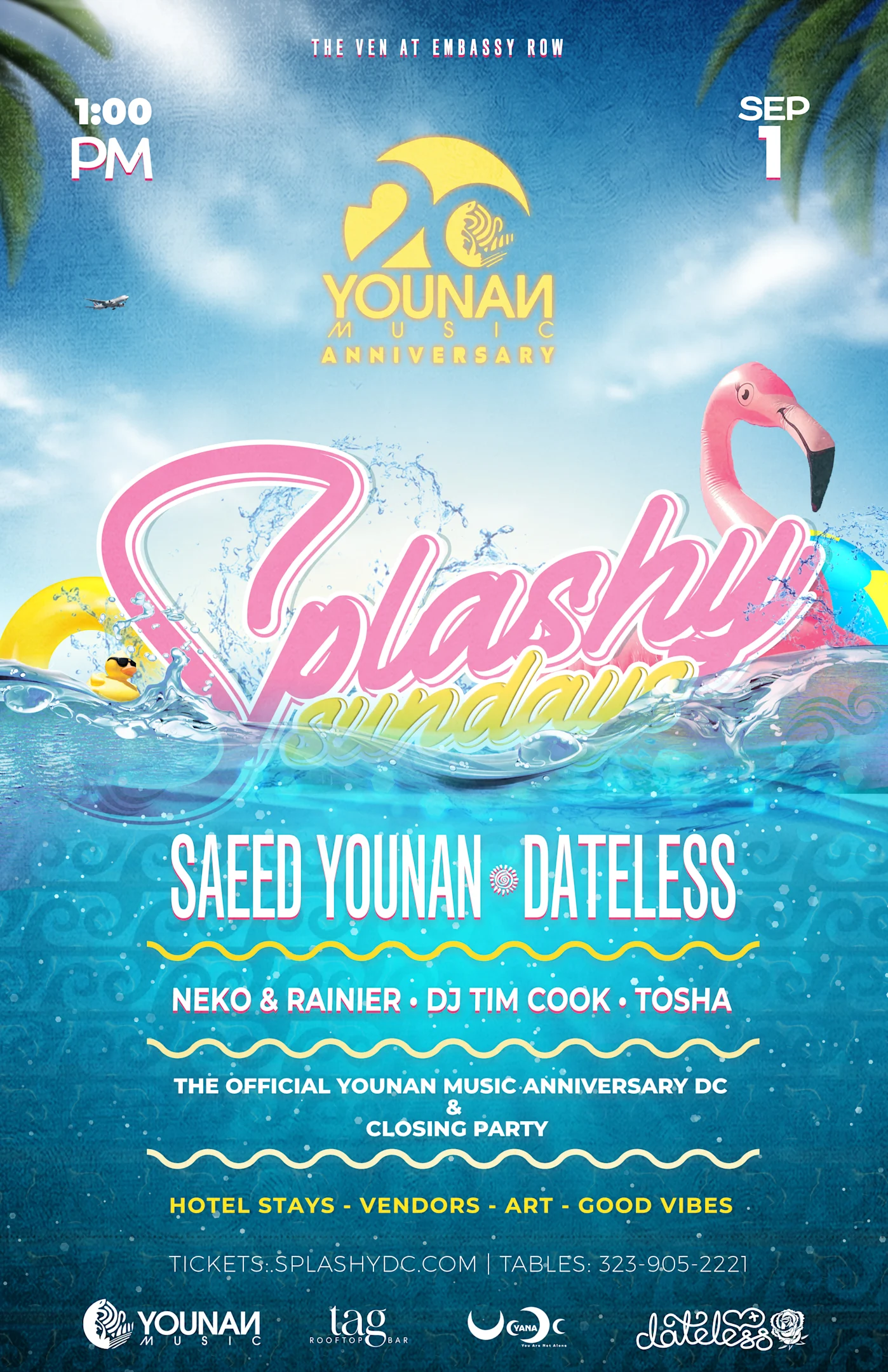 Ldw Pool Party: Splashy Sundays With Saeed Younan & Dateless Cover