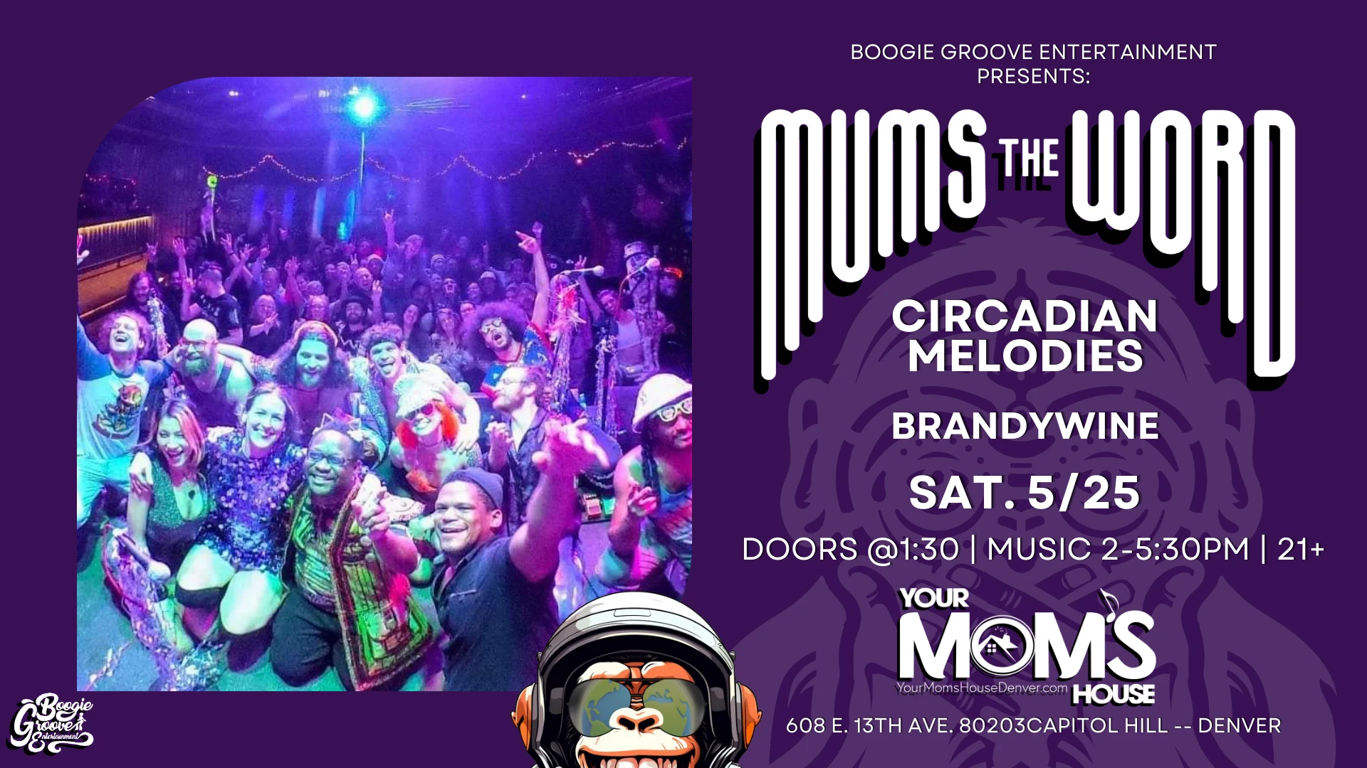 Mums The Word W/ Circadian Melodies | Brandywine Cover