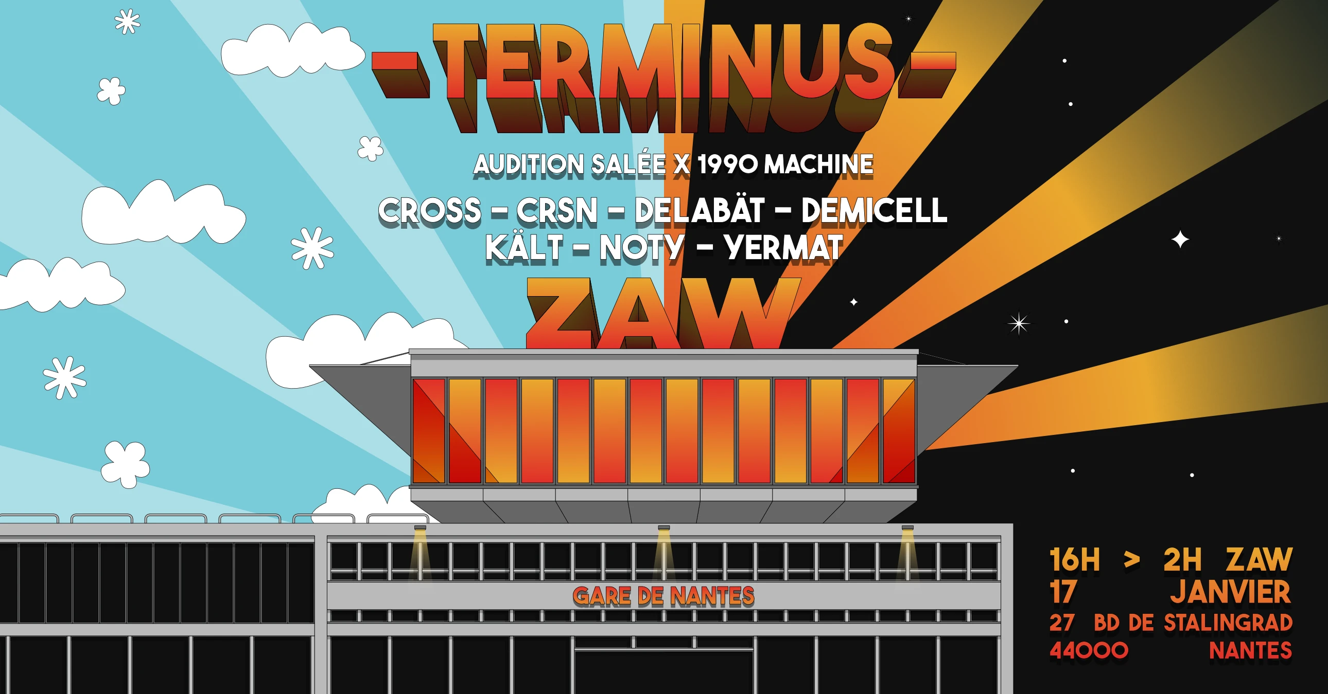 Audition Salee X 1990 Machine - Terminus 001 Cover