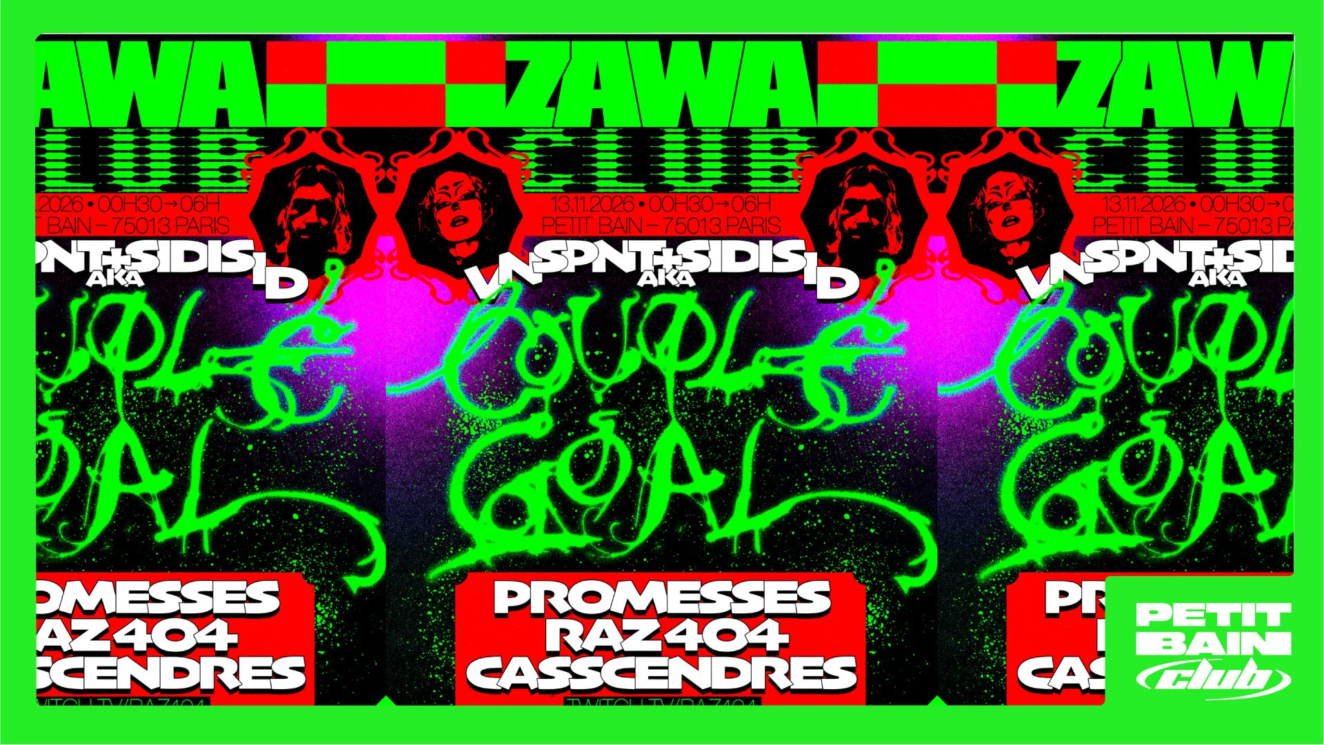Zawa Club W/ Vnspnt & Sidisid Aka Couple Goal Cover