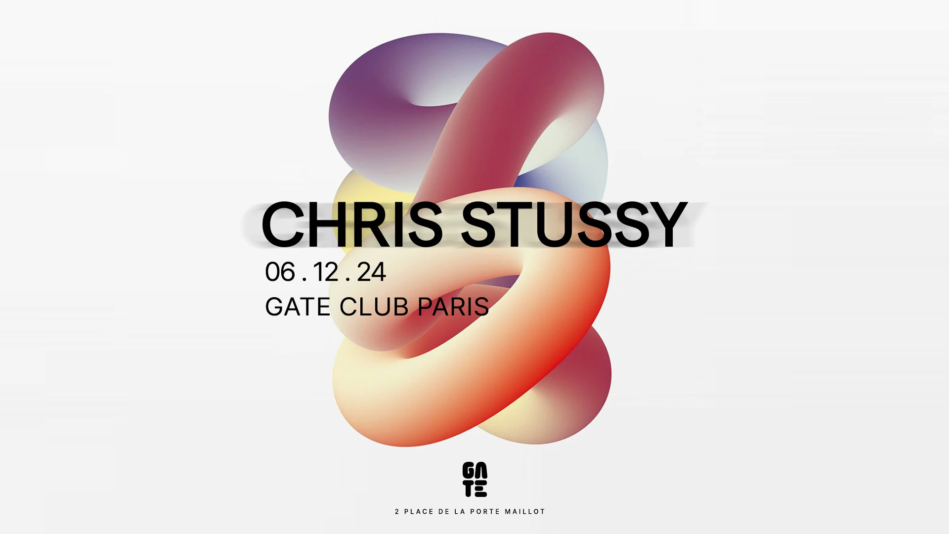 Chris Stussy At Gate Club Paris Cover