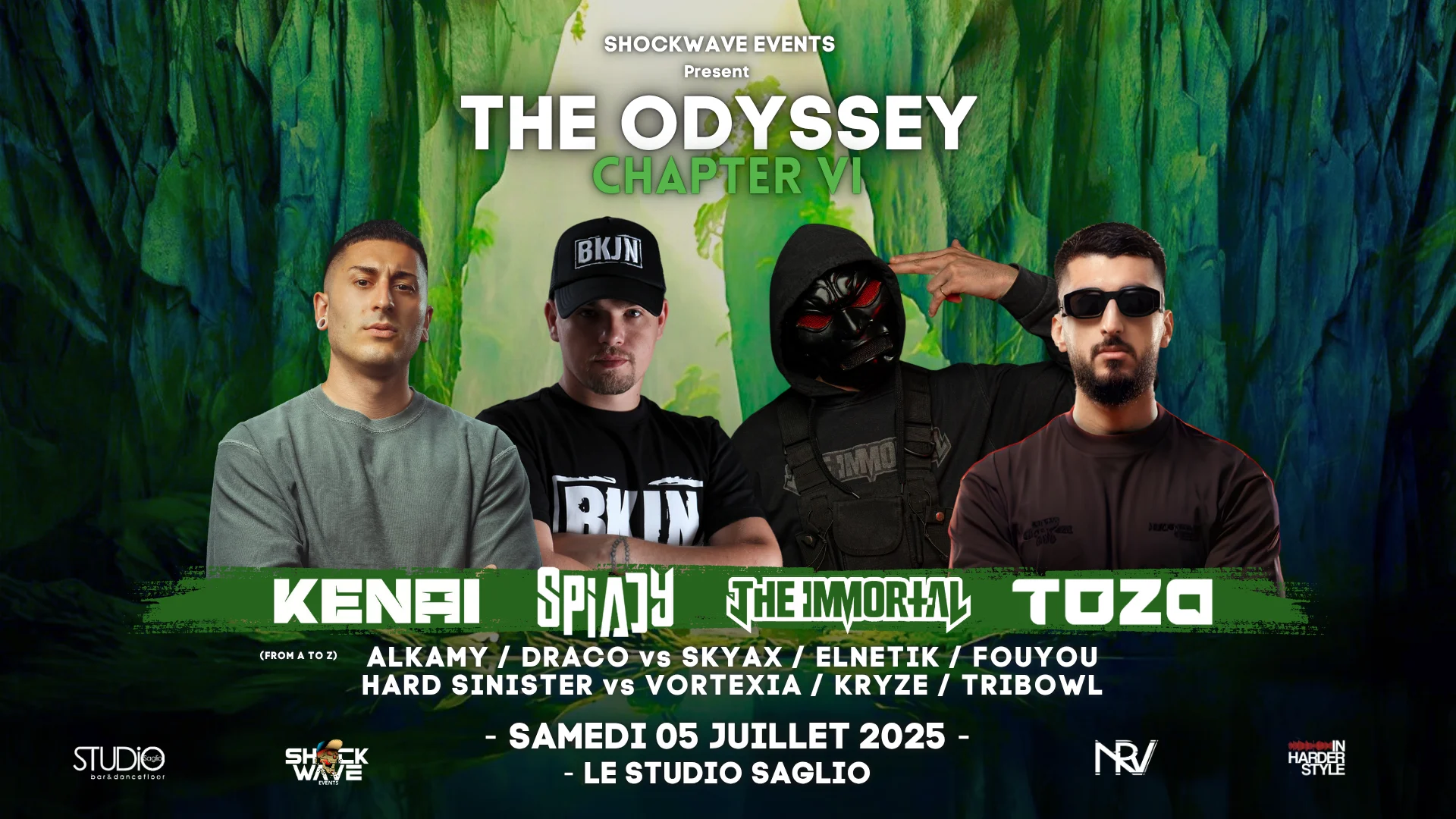 The Odyssey VI With Toza , Spiady , Kenai & The Immortal Cover