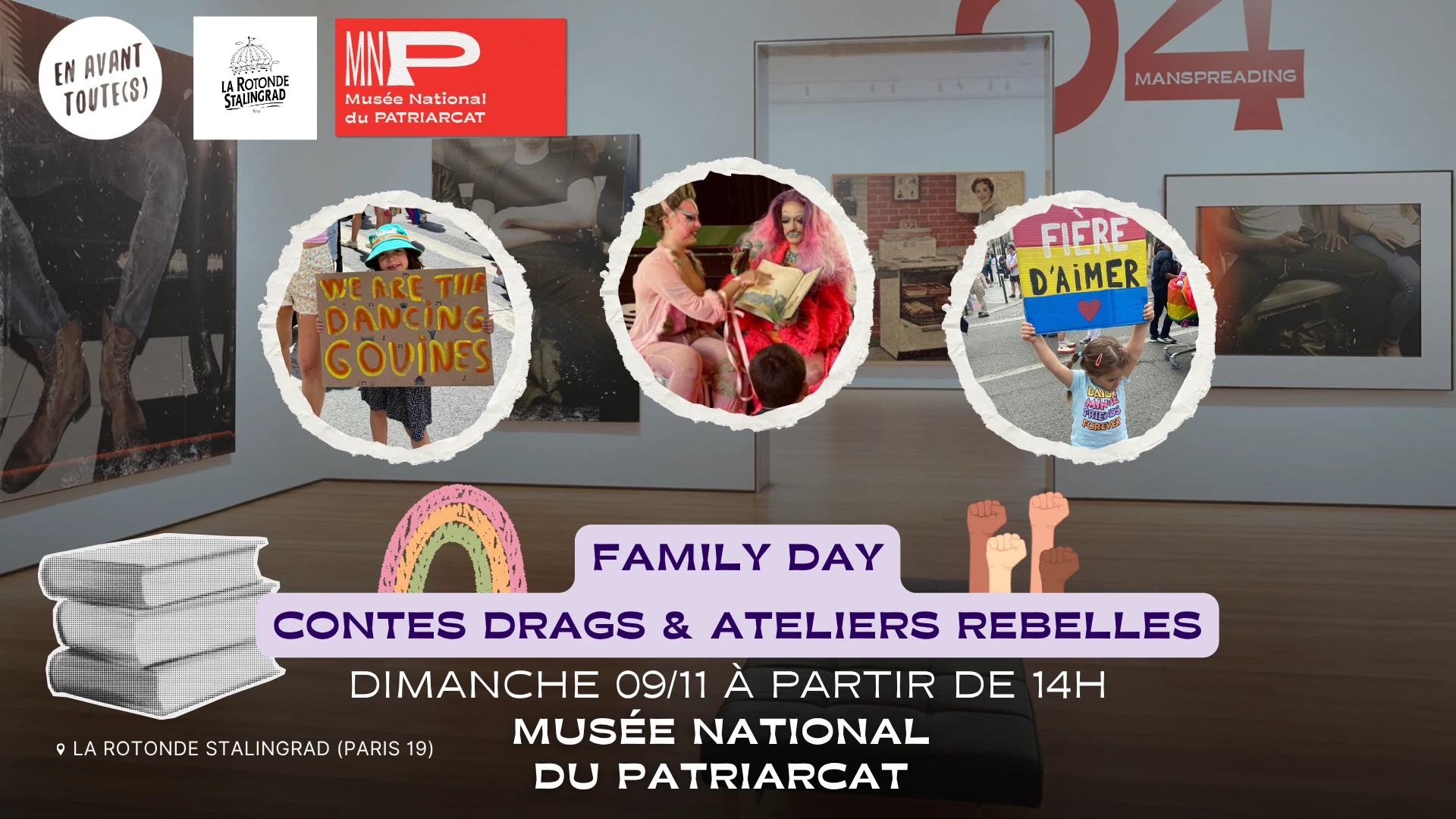 09/11 Mnp En Famille : Contes Drags & Ateliers Rebelles Cover
