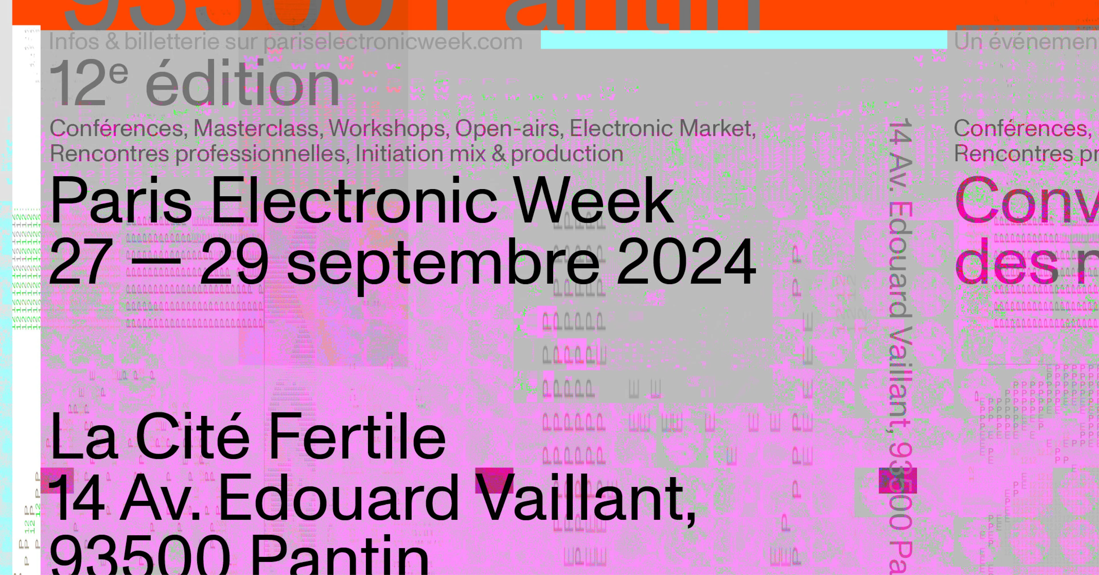 Paris Electronic Week 2024 Cover