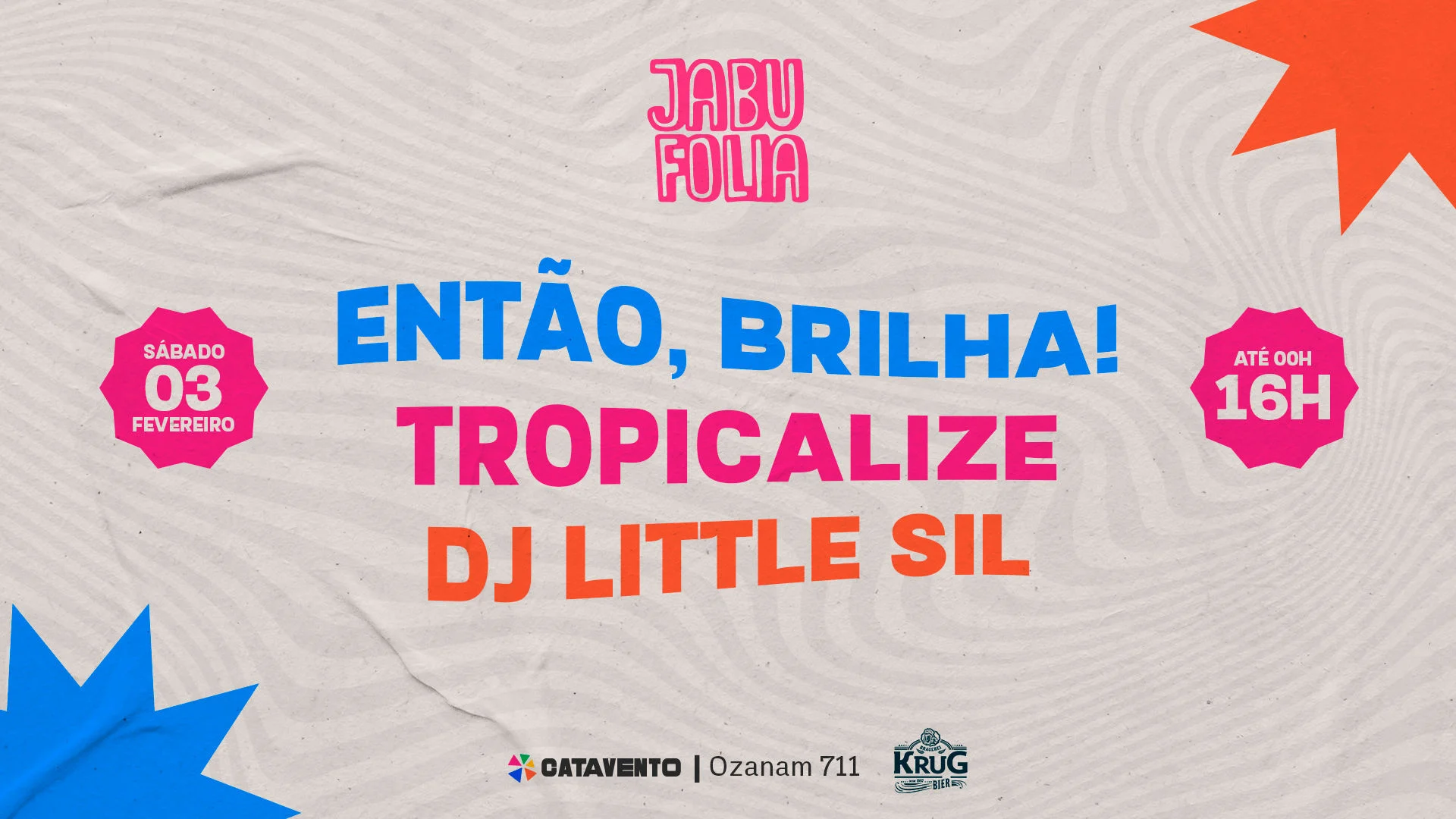 Jabú Folia - Então, Brilha! E Bloco Tropicalize! 03.02 Cover