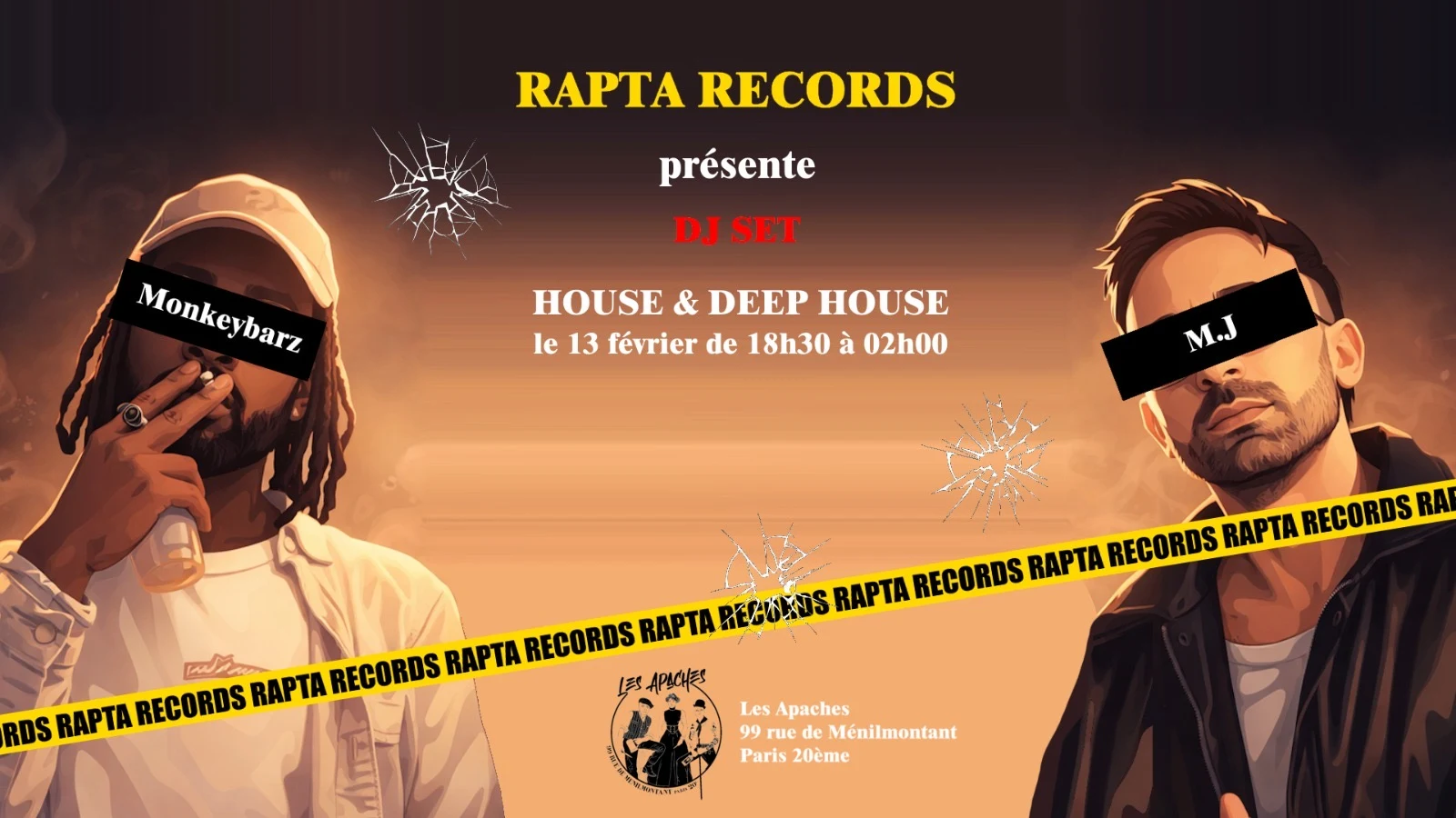 Rapta Record Les Apaches Cover