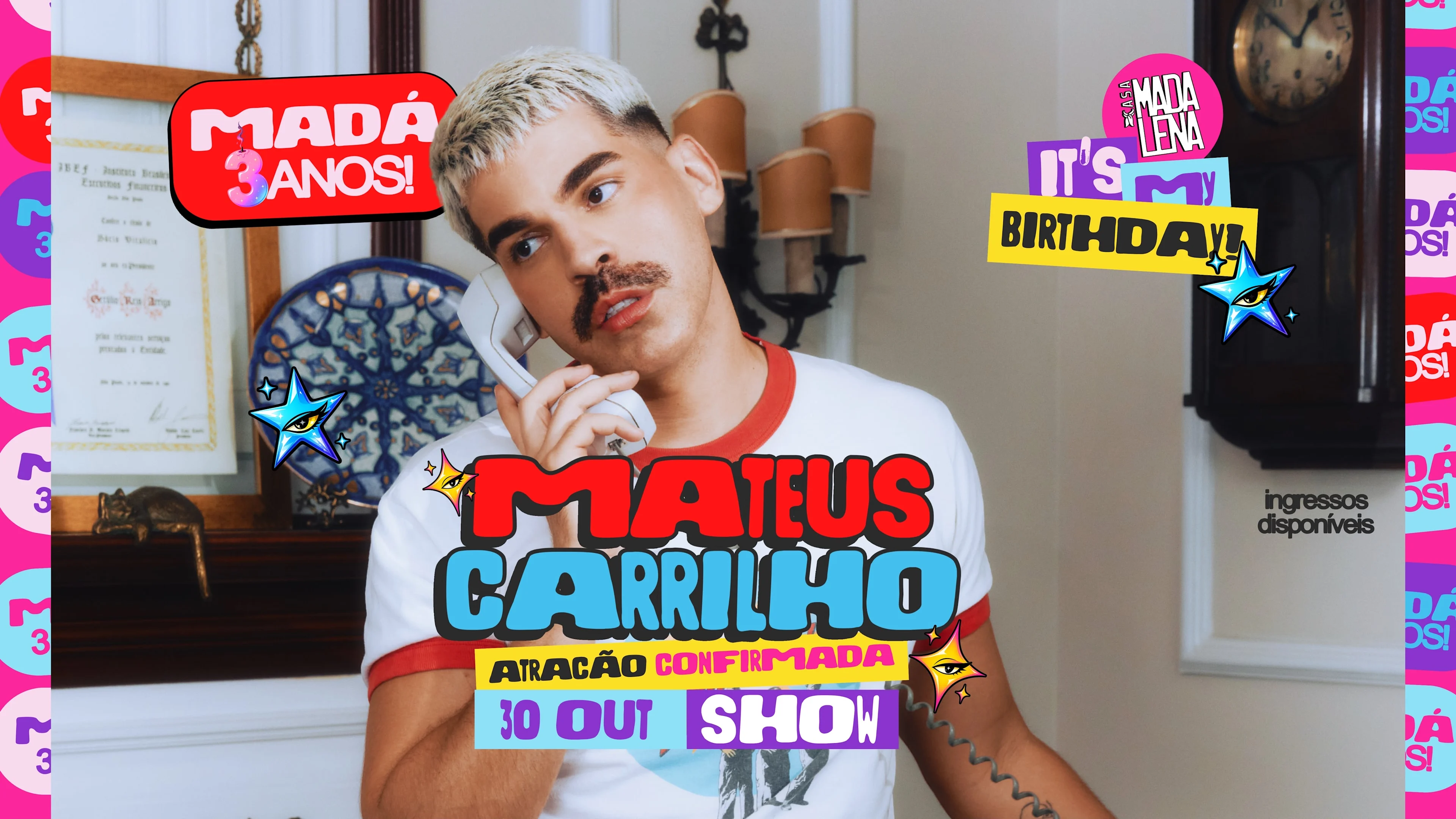 Mateus Carrilho | 3 Anos De Madá | Sexta Cover