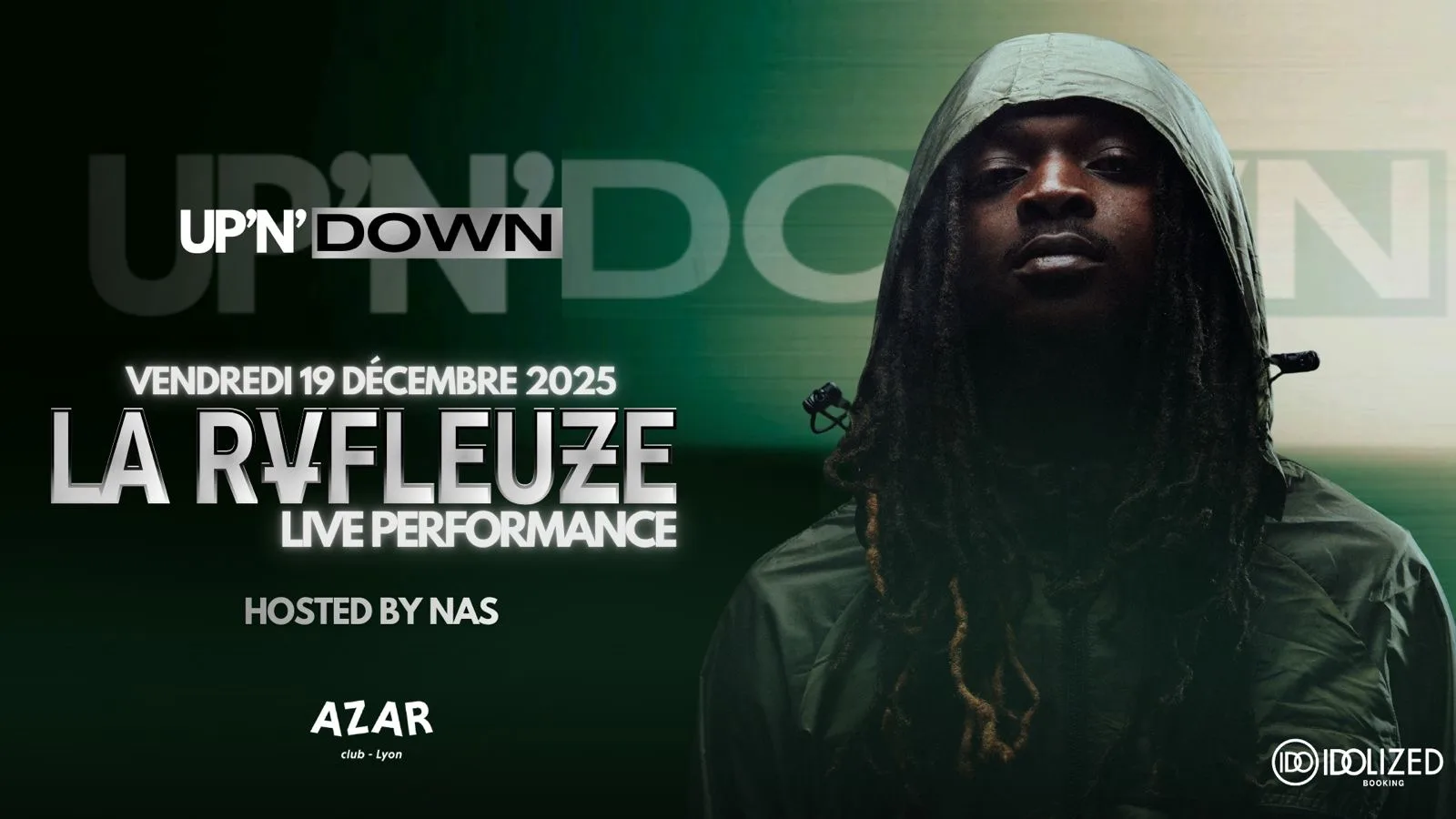 La Rvfleuze At Azar Club - Up’N’Down - Vendredi 19 Décembre Cover