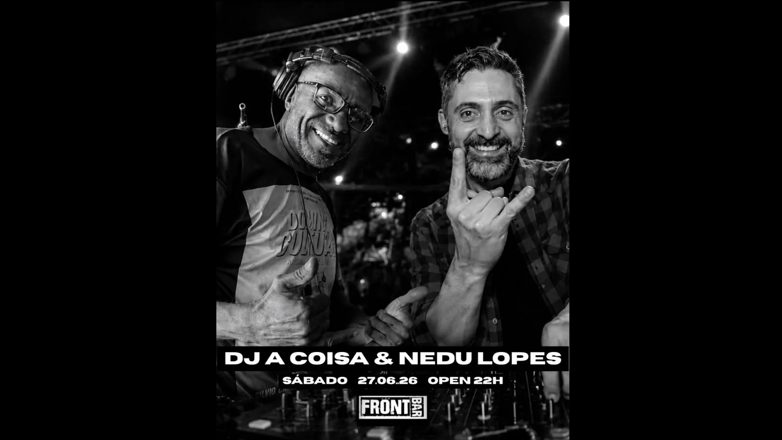 Front 27/6 Especial Vinyl Edition • Dj A Coisa E Nedu Lopes Cover