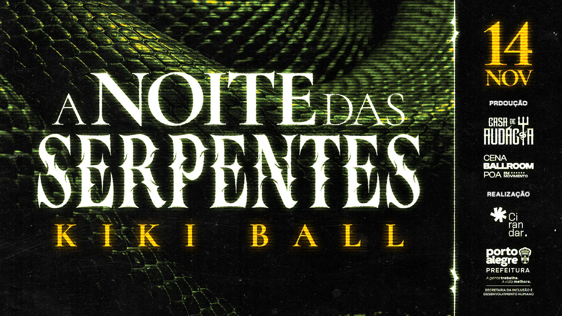 A Noite Das Serpentes Kiki Ball Cover