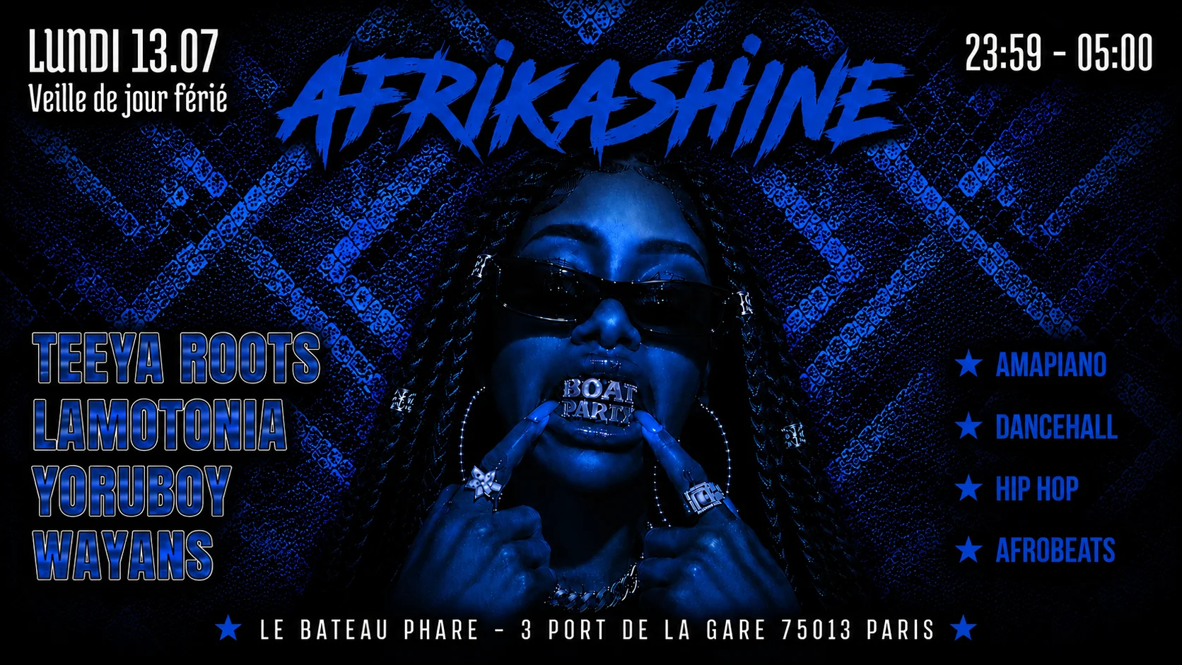 Afrikashine : Afro Boat Party Cover
