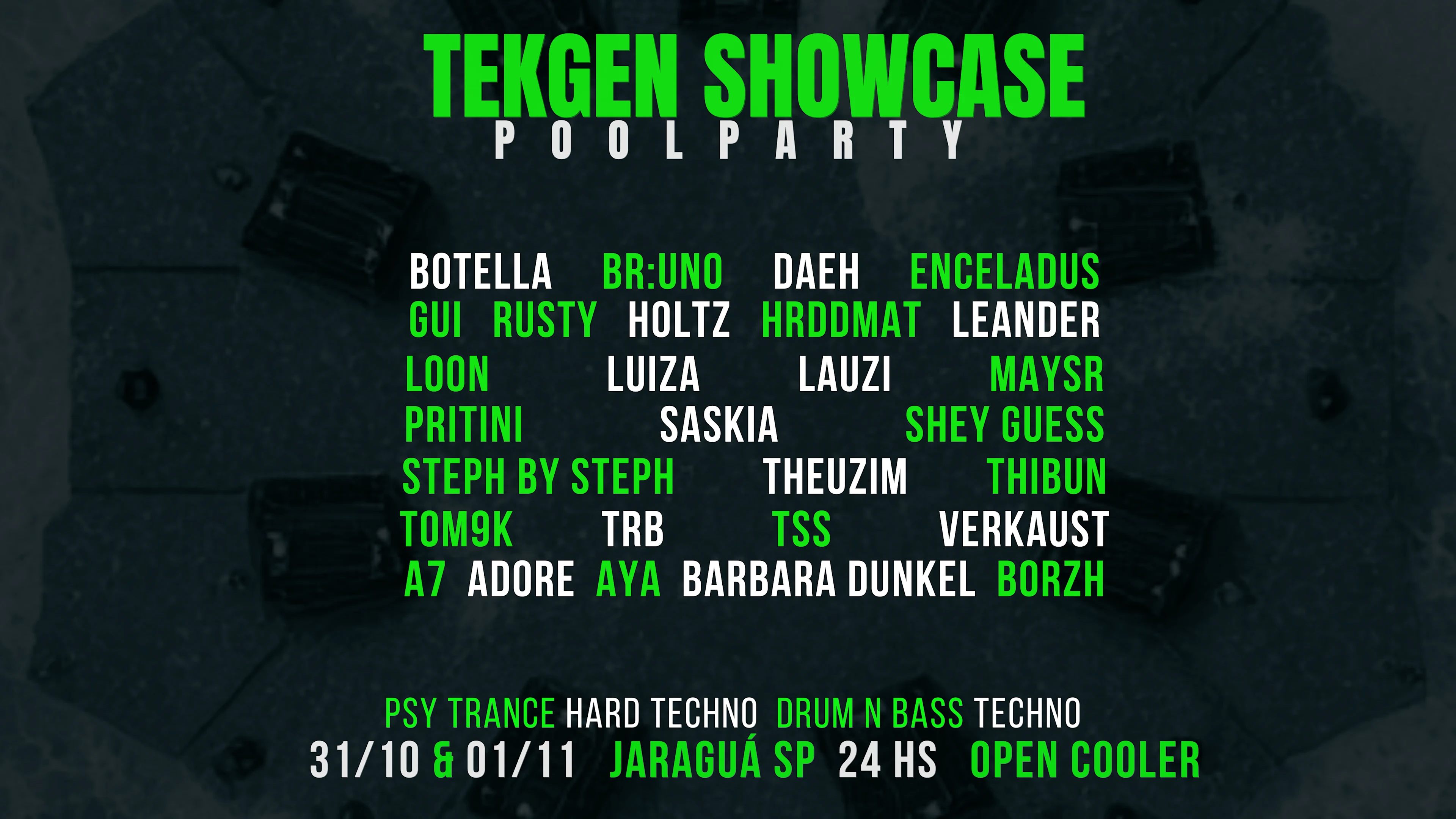 Tekgen Brasil Showcase - 24hs Poolparty Cover