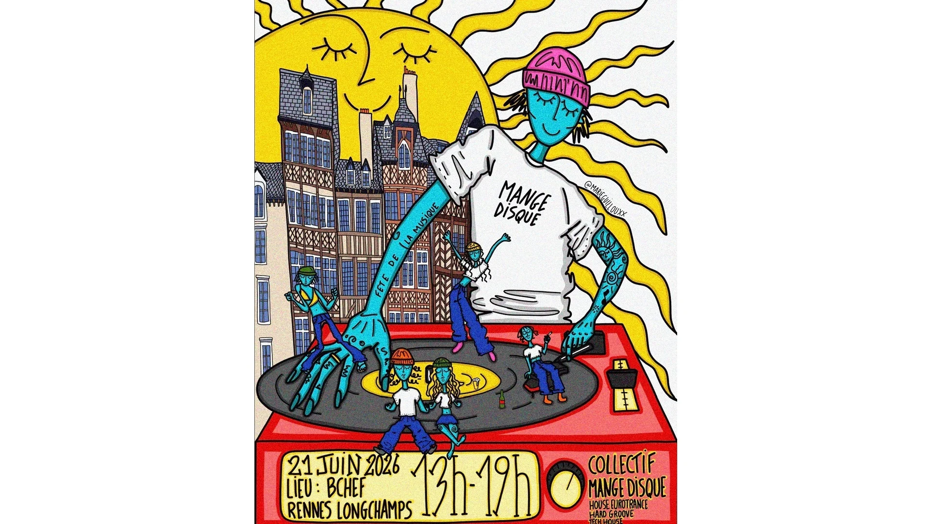 Mange Disque X Bchef  Before Fete De La Musique Cover