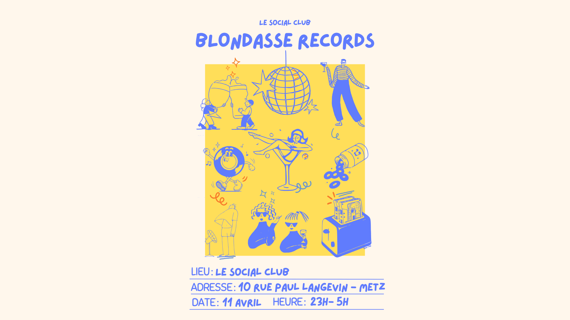 Blondasse Records Débarque À Metz Cover