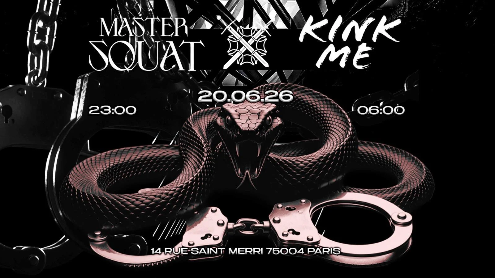 Master Squat & Kink Me # Paris - Fetish Cover