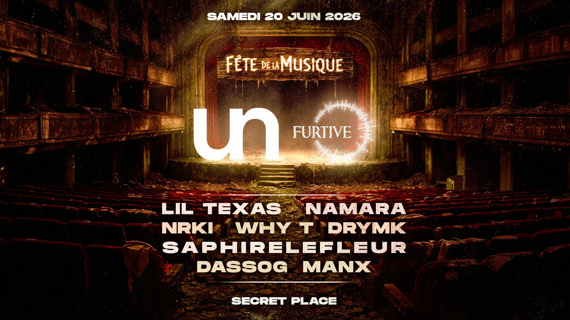 Undercore X Furtive : Fete De La Musique 2026 Cover