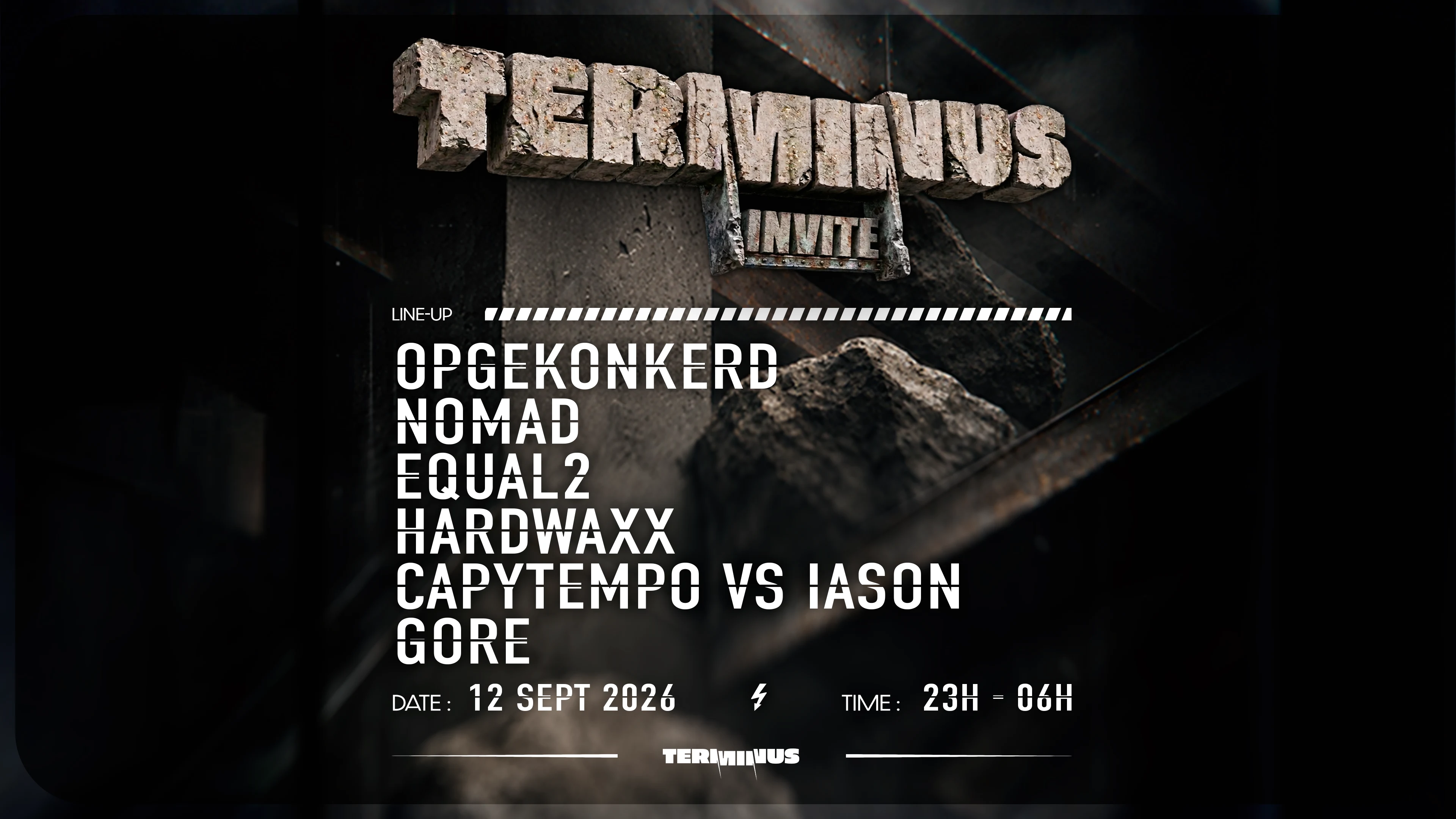 Terminus Invite Opgekonkerd | Equal2 | Nomad & More Cover