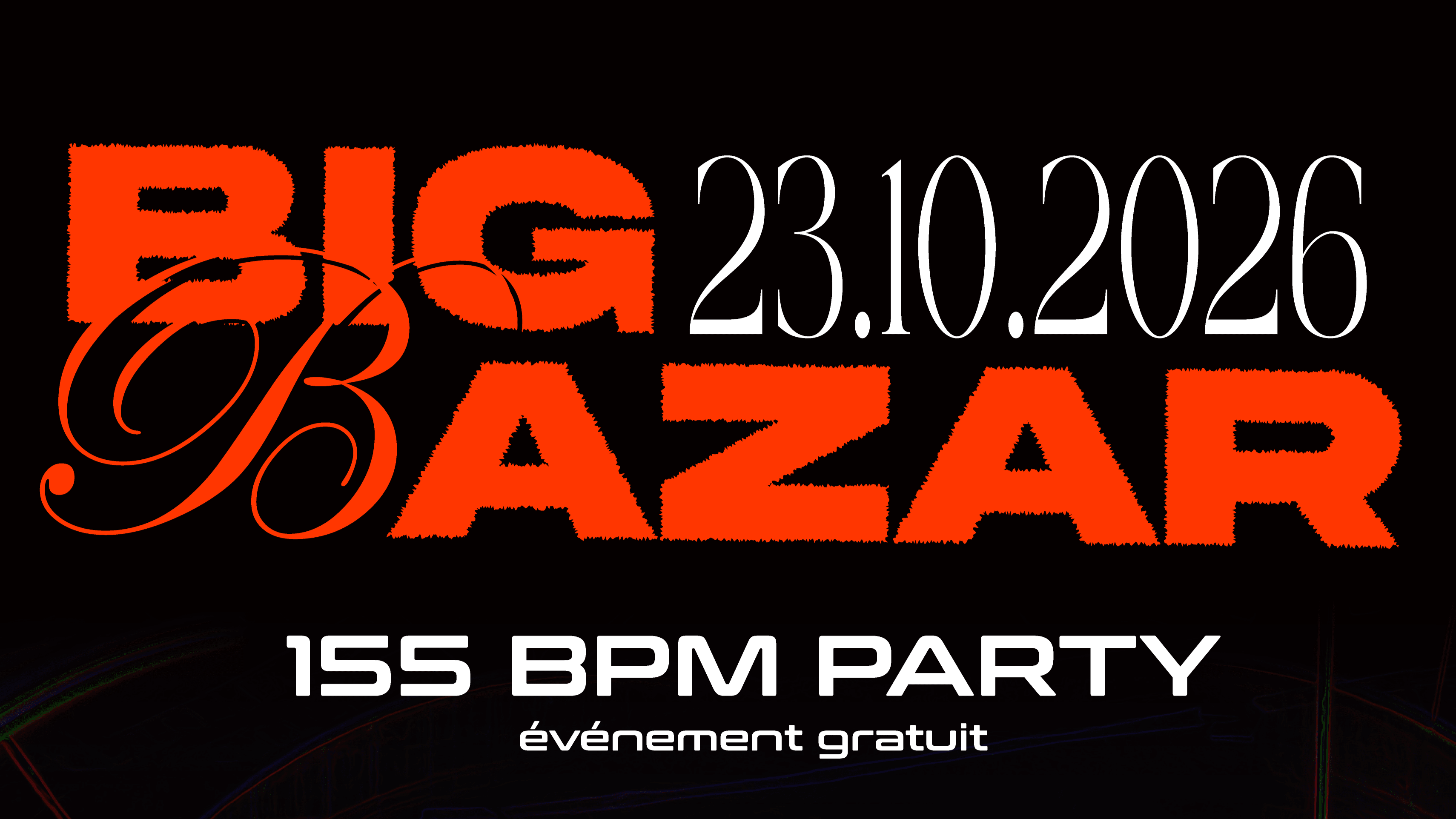 Big Bazar 155 Bpm Party Cover