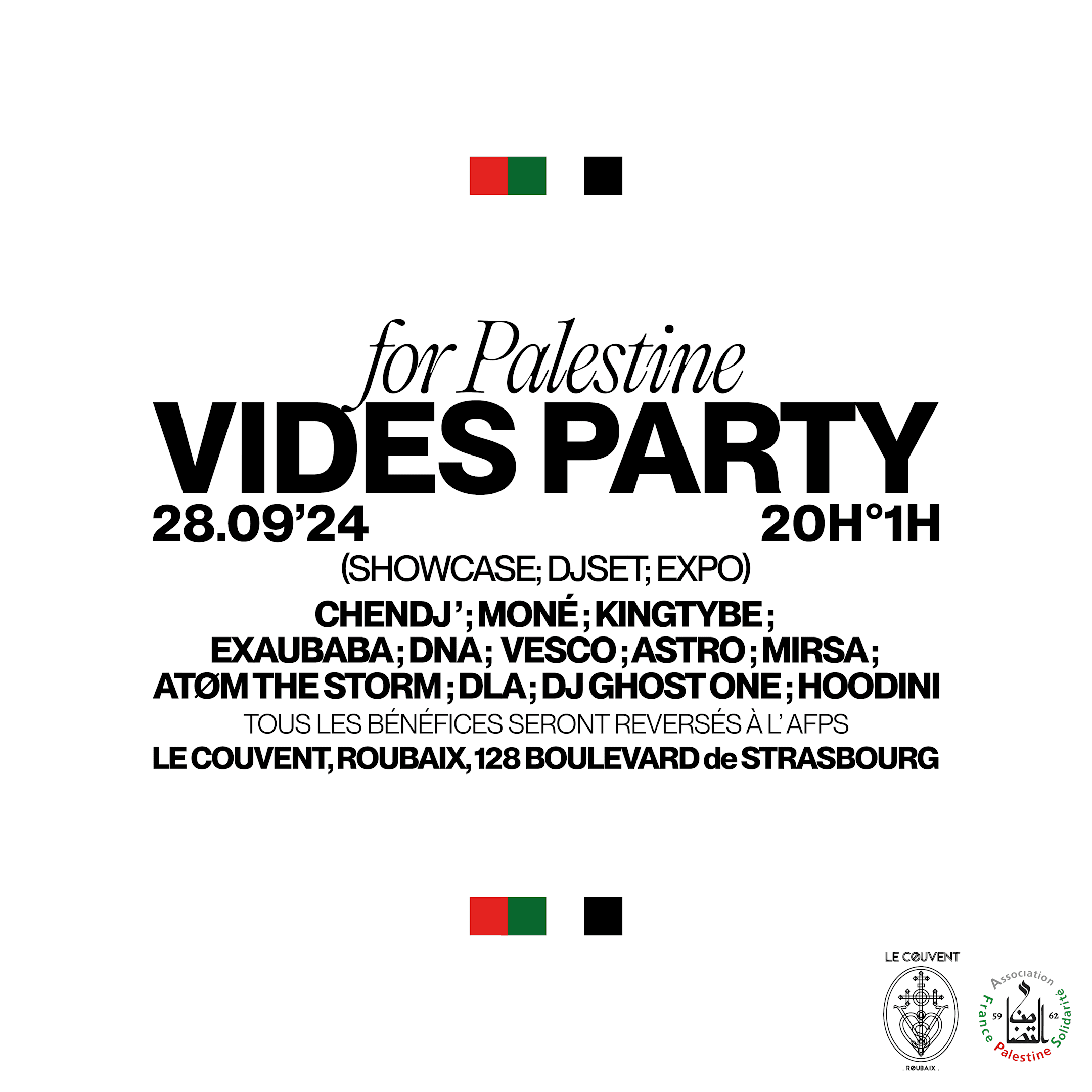 Vides Party For Palestine Cover