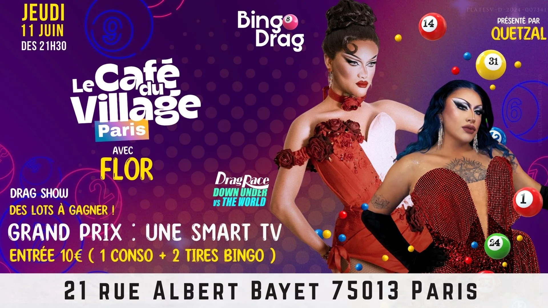 Bingo Drag Musical Avec Flor Rupaul's Drag Race Cover