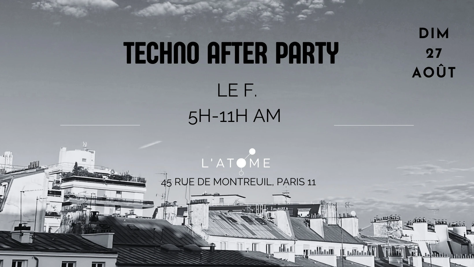 After Techno L'atome #342 W/ Le F. Cover