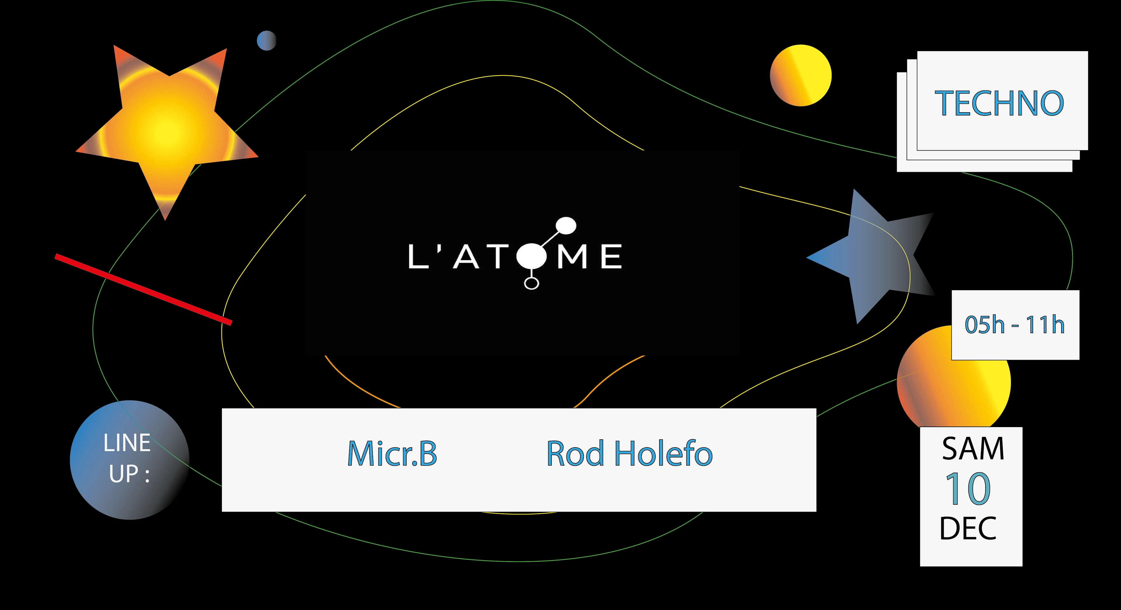 After Techno L'atome #245 W/ Micr.B & Rod Holefo Aka Lavoka Cover