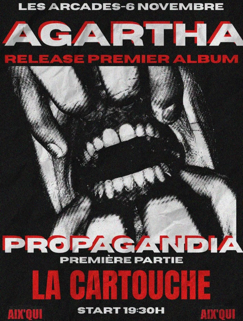 Propagandia - Release Party Agartha + La Cartouche Cover