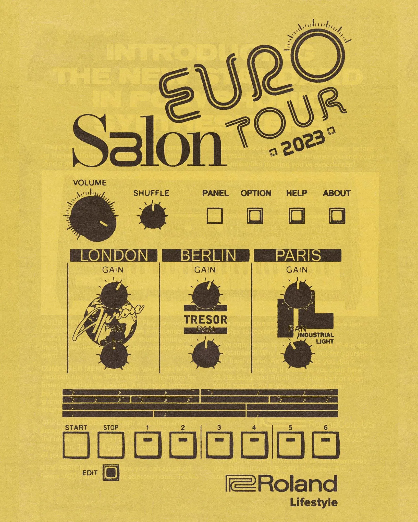 Salon Recordings   Euro Tour 2023 Cover