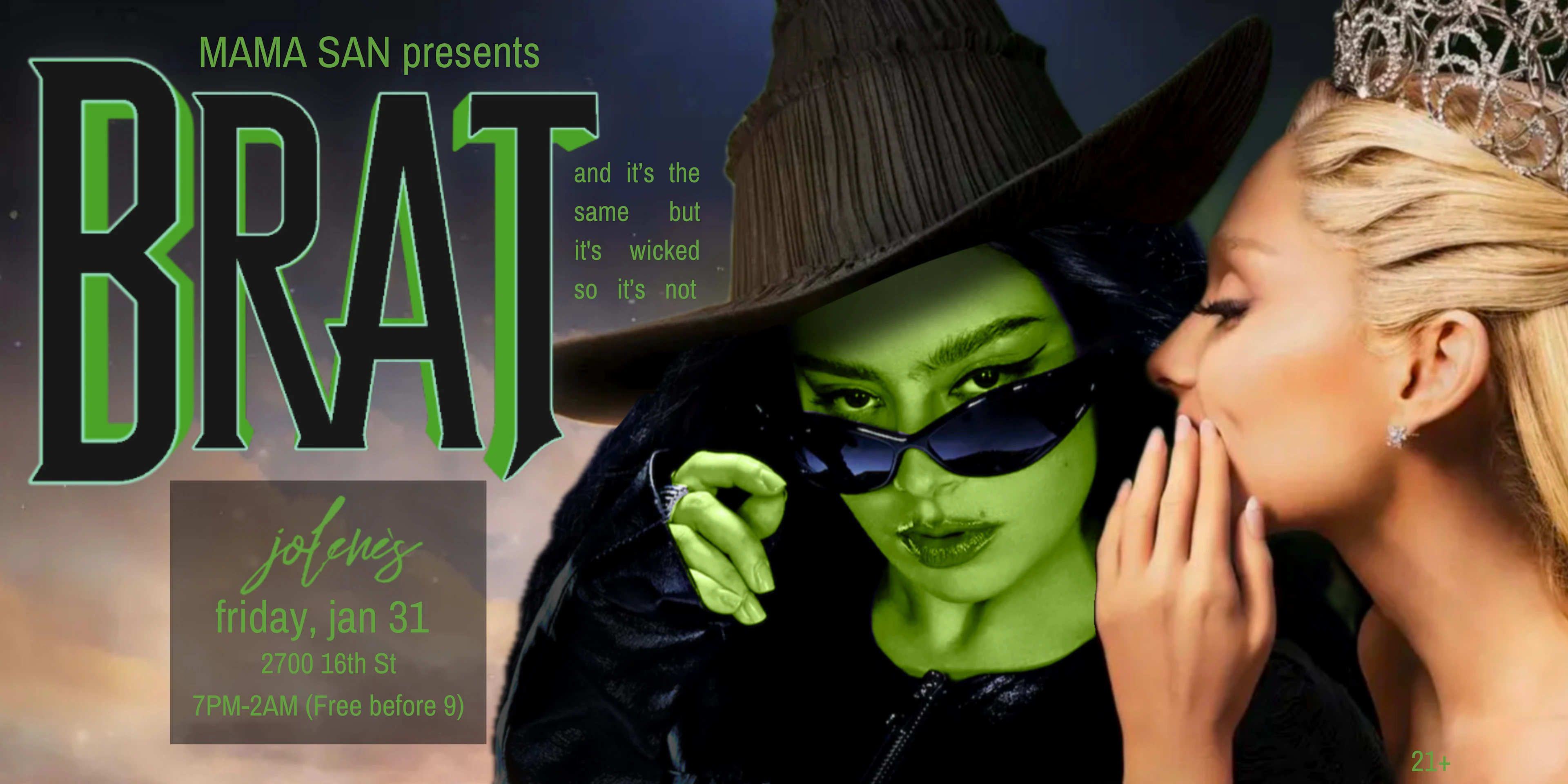 Brat Wicked Party Cover