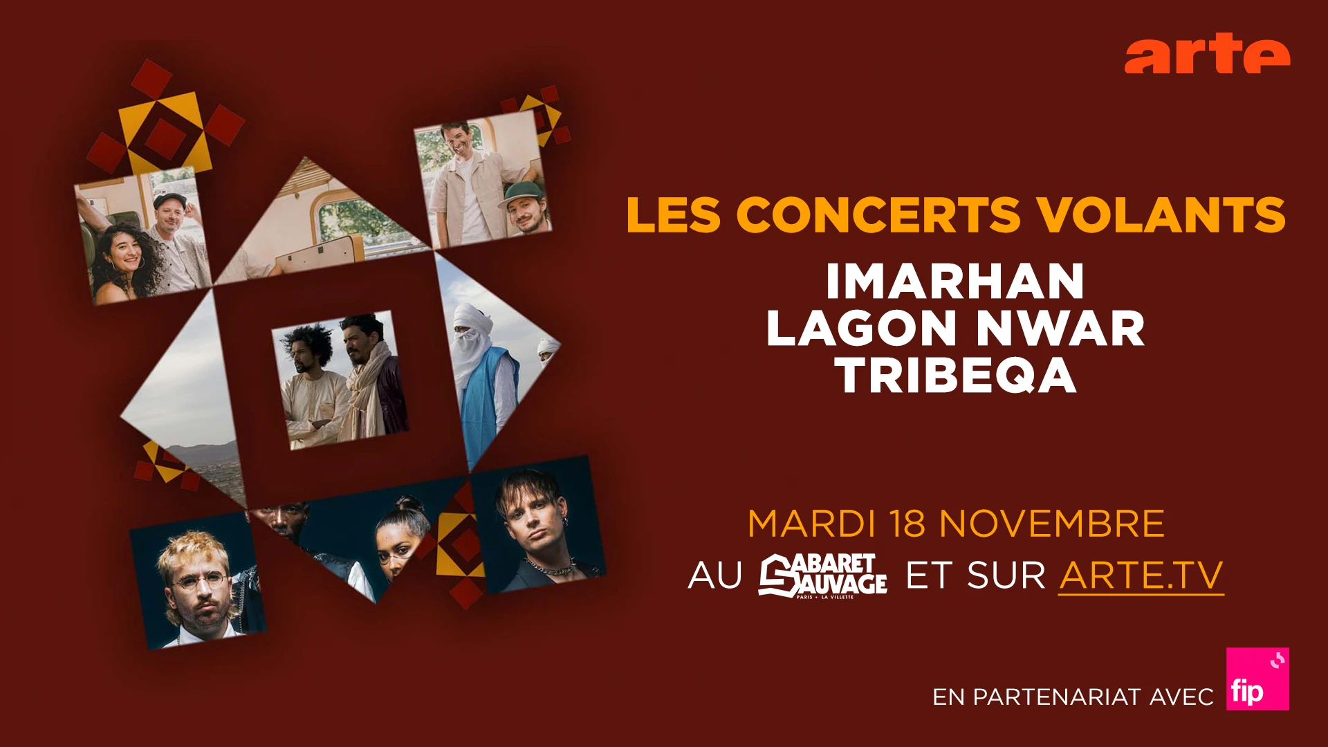 Concerts Volants : Imarhan, Lagon Nwar, Tribeqa Cover