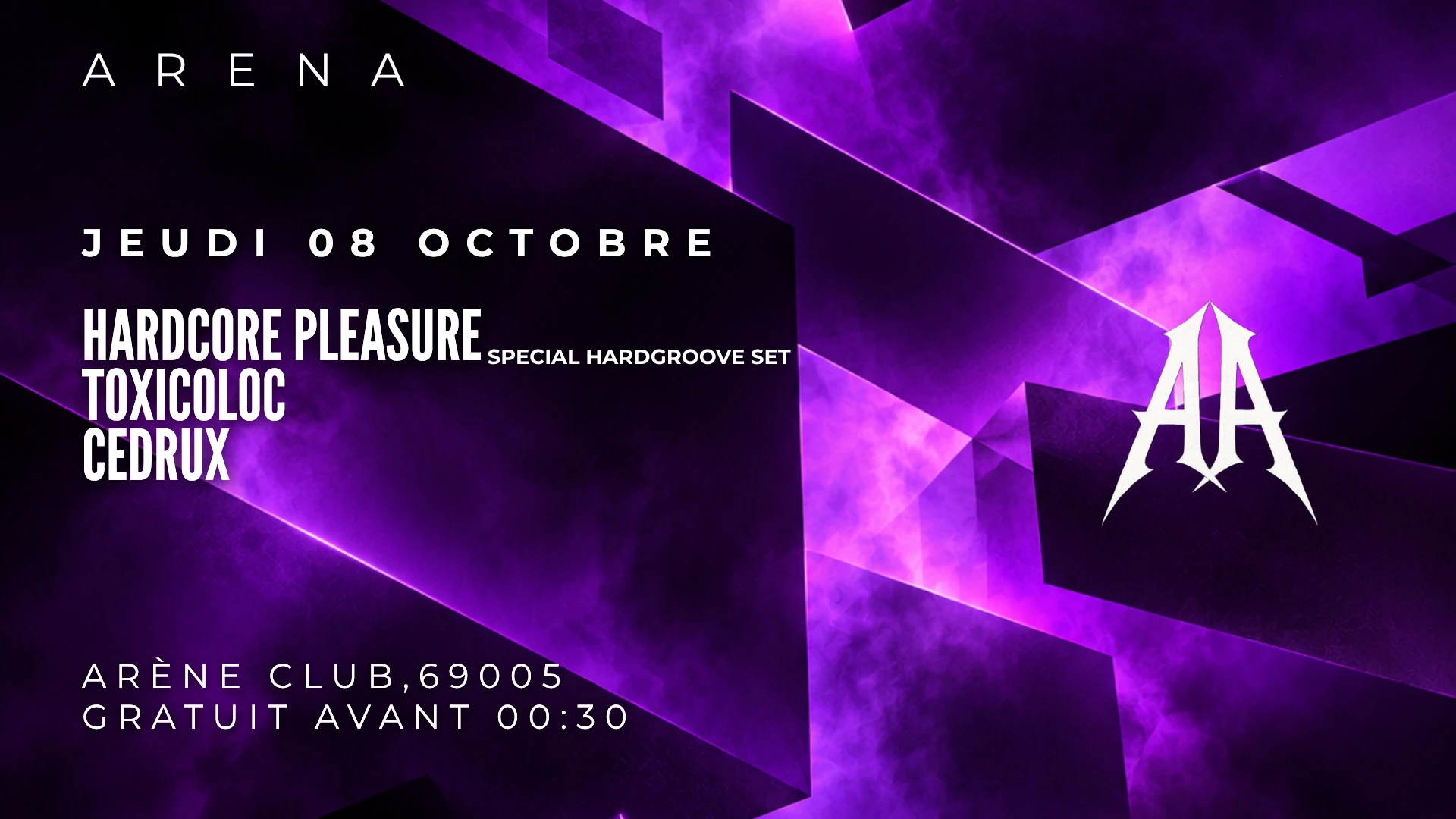 Jeudi Arena : Hardcore Pleasure - Cedrux & Toxicoloc Cover