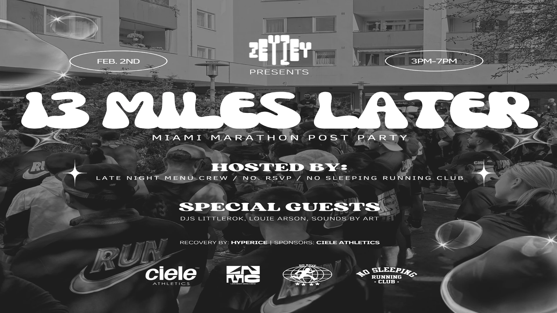 13 Miles Later: A Miami Marathon After Party Cover