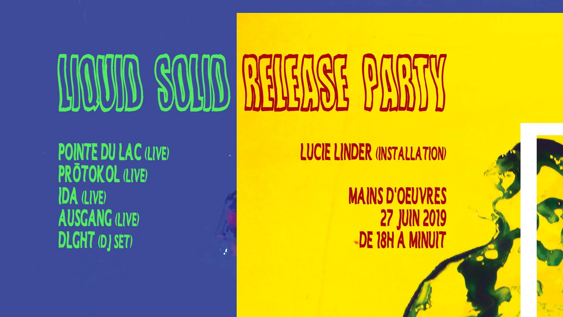 Liquid/Solid Release Party W/ Pointe Du Lac, Protokol, Ida & Ausgang Cover