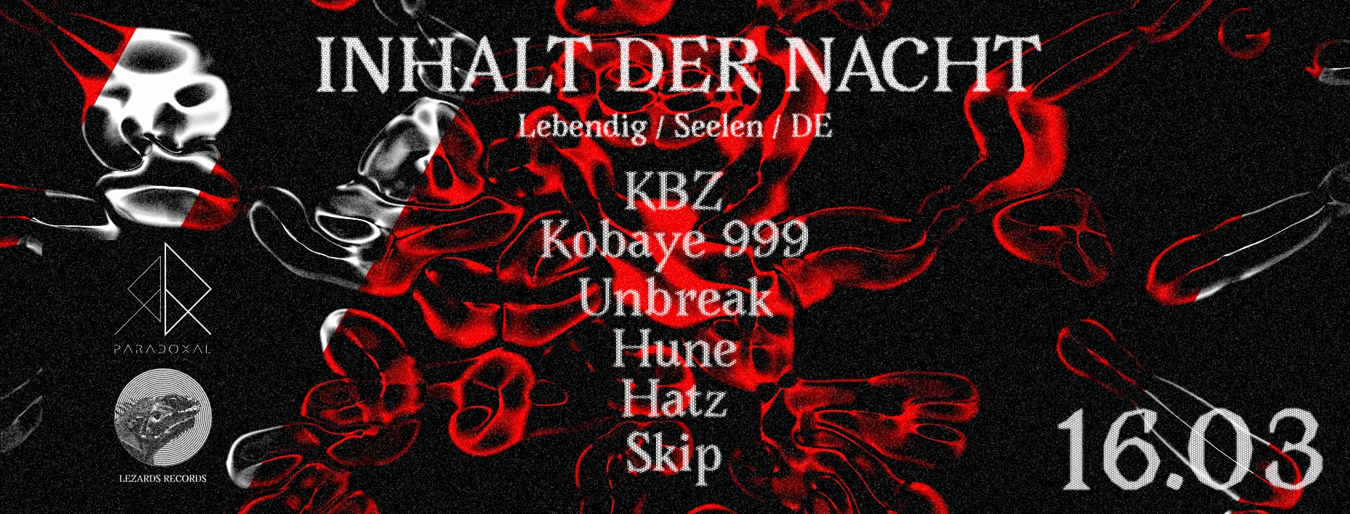 Lezart Records & Paradoxal /W Inhalt Der Nacht Cover