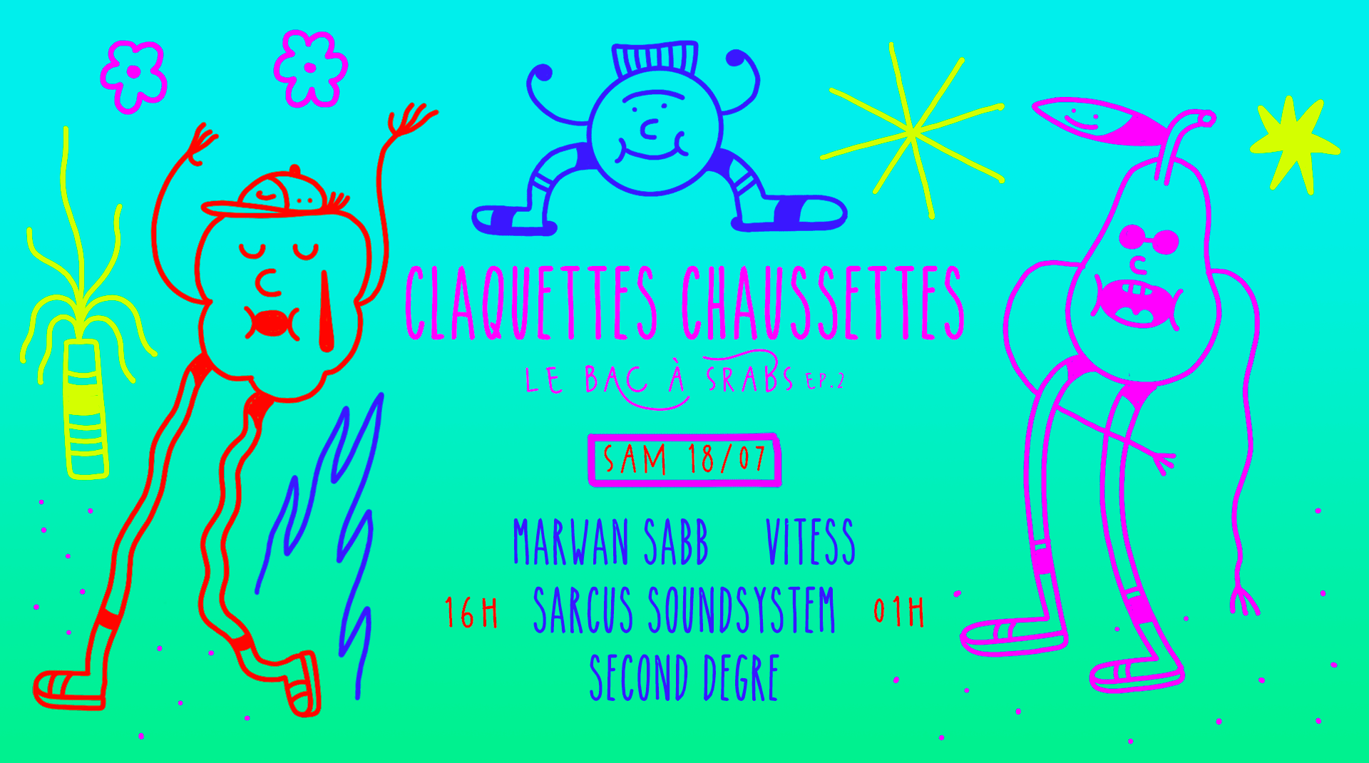 Claquettes Chaussettes #2 W/ Marwan Sabb, Vitess & More Cover