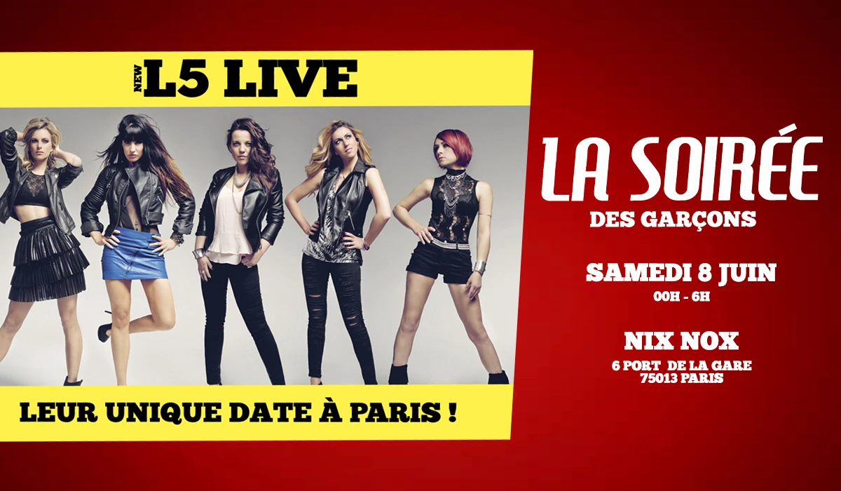 La Soirée Des Garçons - New L5 Live Cover