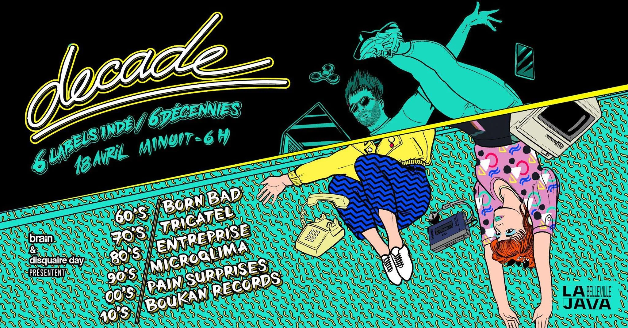 Brain Présente La Decade : 6 Labels, 6 Décennies Cover