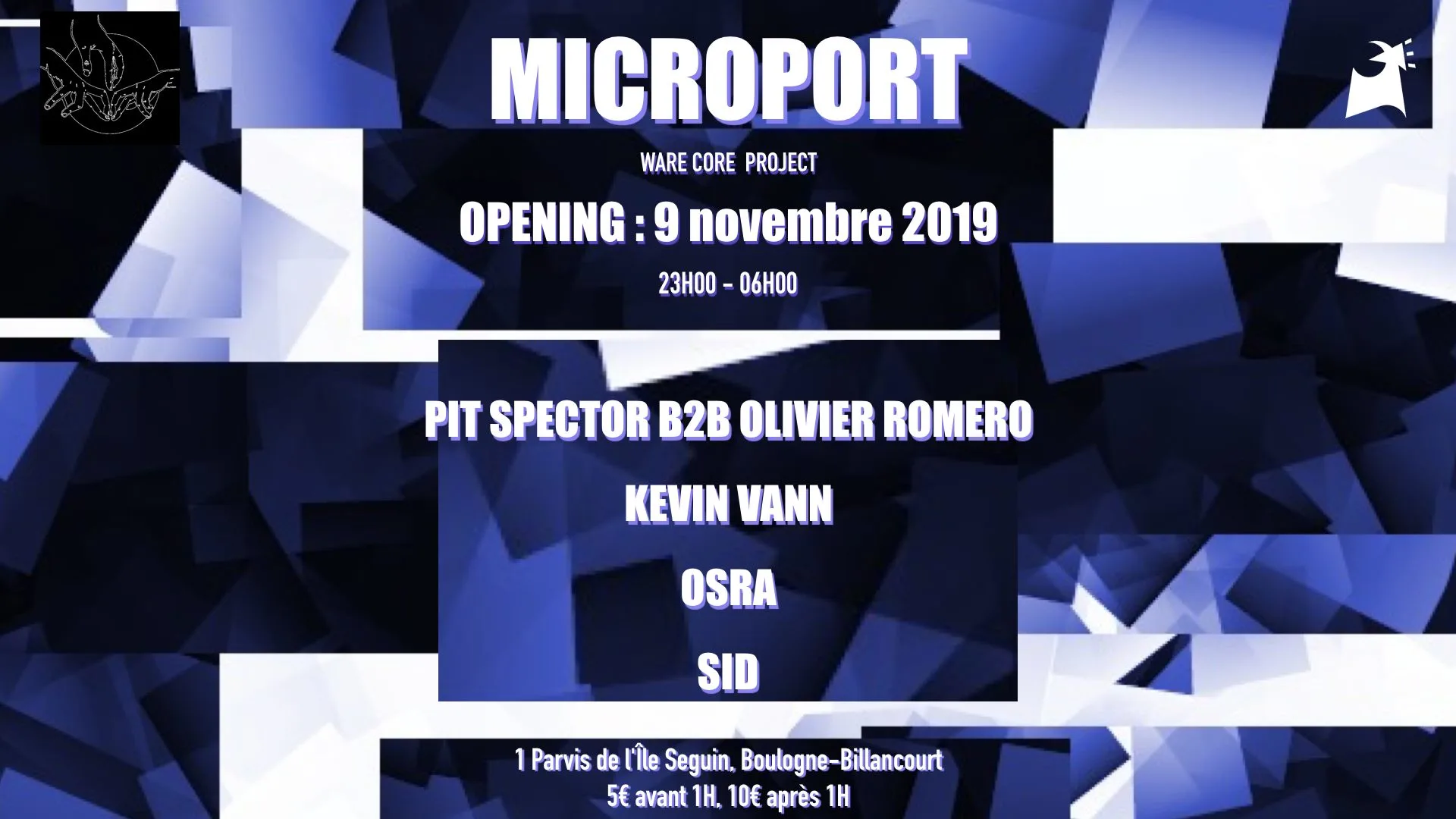 Microport #1 Opening With Pit Spector, Olivier Romero & More Cover
