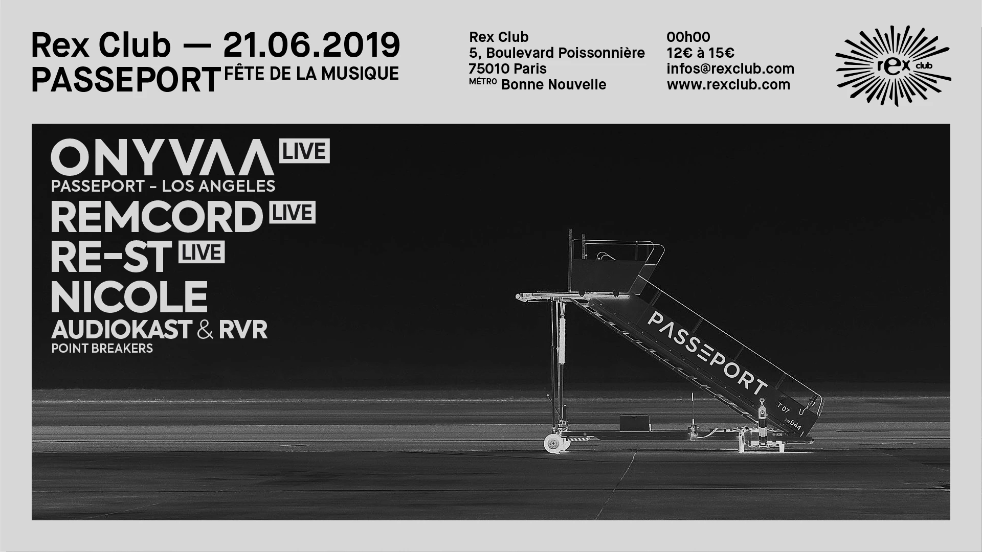 Passeport Special Fete De La Musique: Onyvaa Live & More Cover
