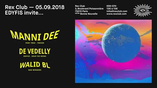 Edyfis Invite Manni Dee, De Vedelly, Walid Bl Cover