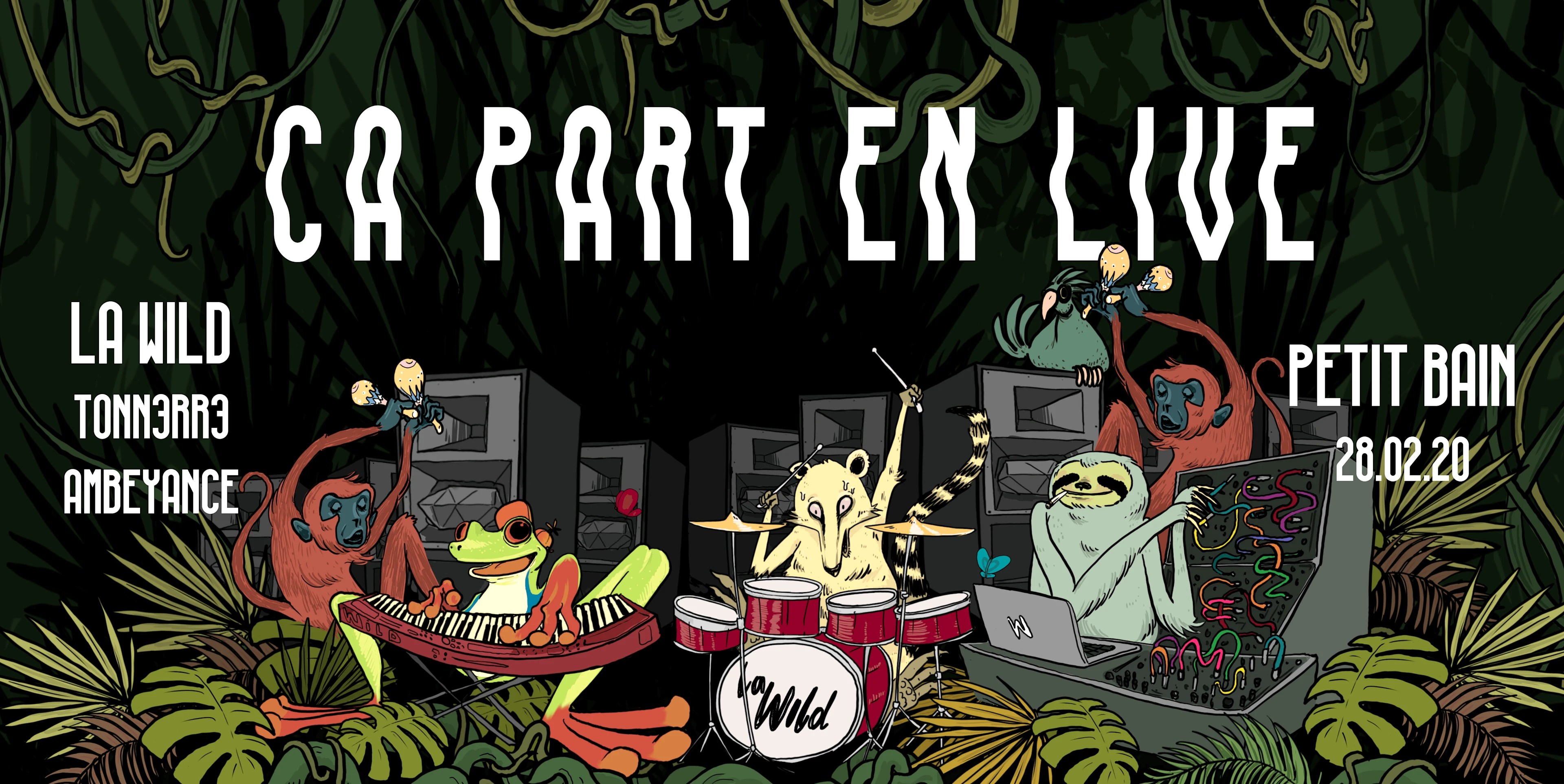 La Wild : Ca Part En Live W/ Tonn3rr3 Et Ambeyance Cover