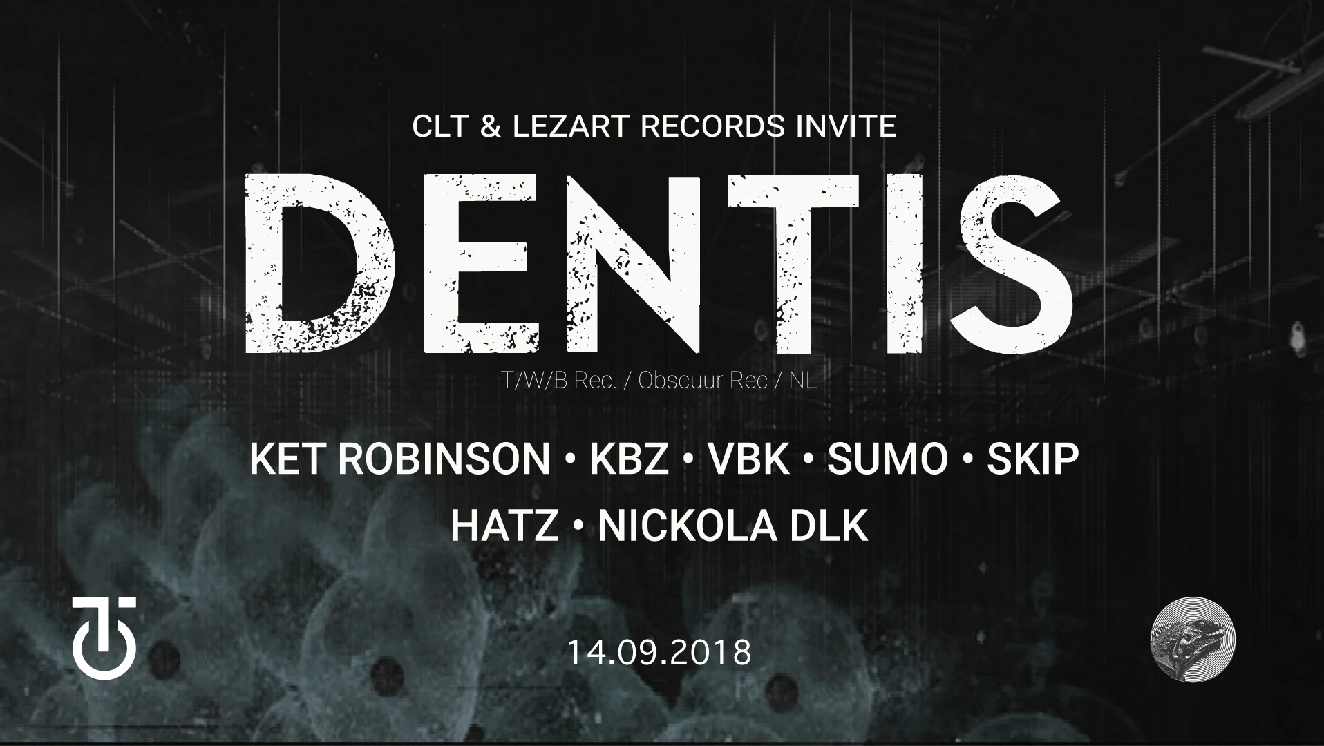 Clt & Lezart Records Invite Dentis Cover