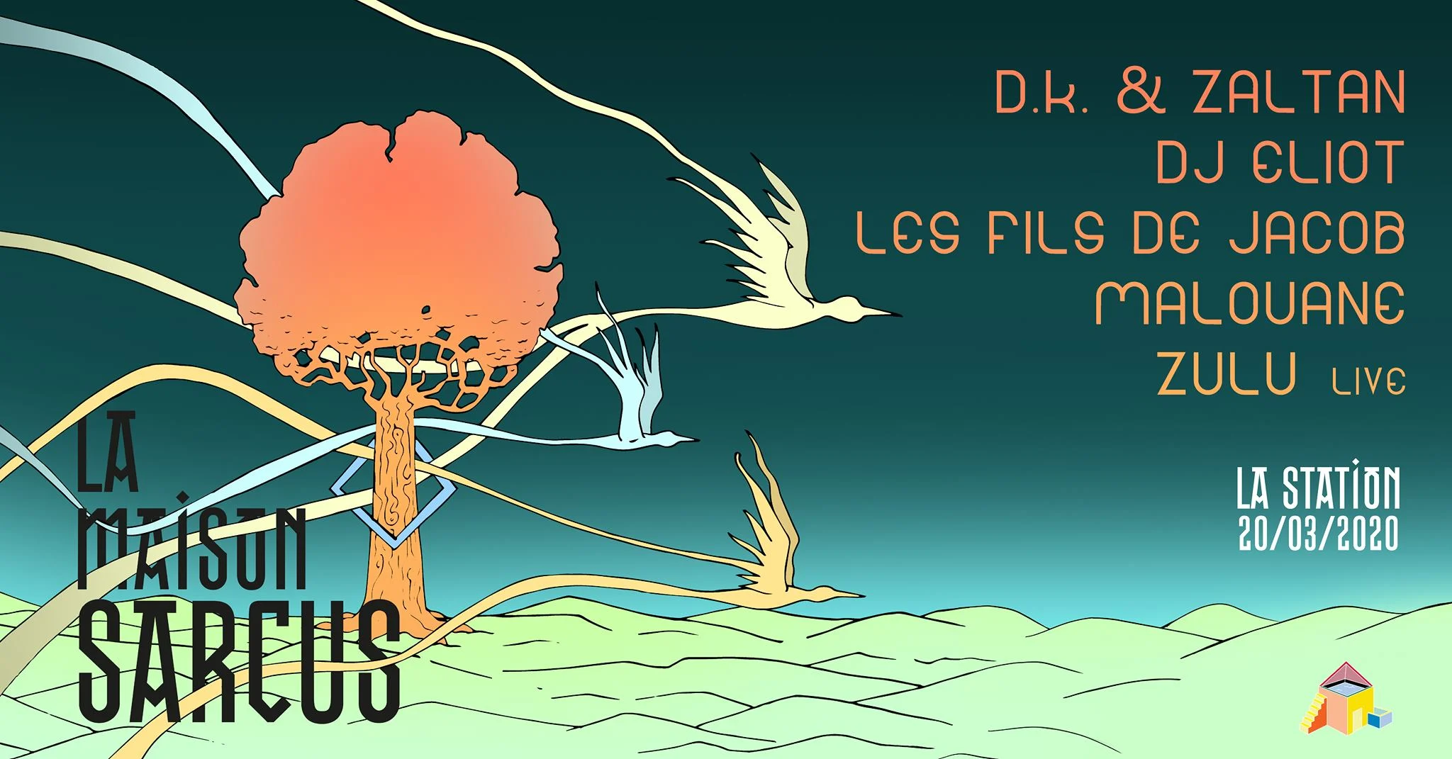 La Maison Sarcus: D.K. & Zaltan, Dj Eliot, Les Fils De Jacob Cover